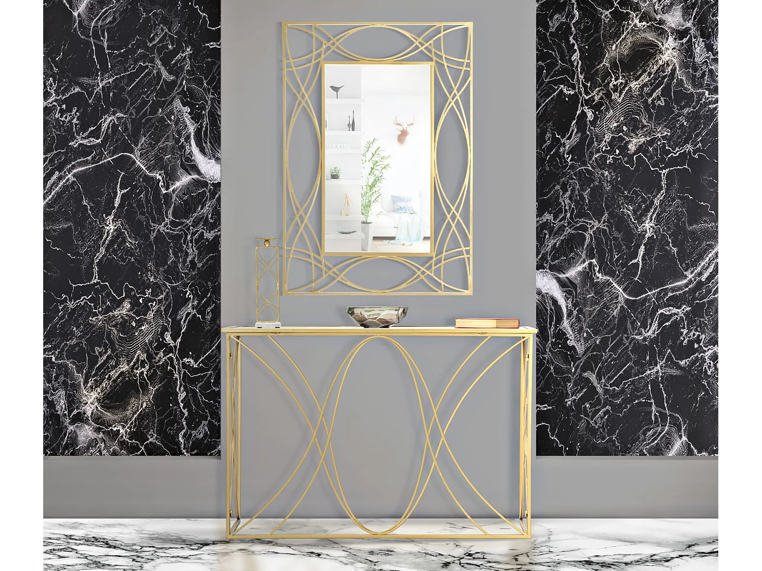 Console Design "Exy" 120cm Or