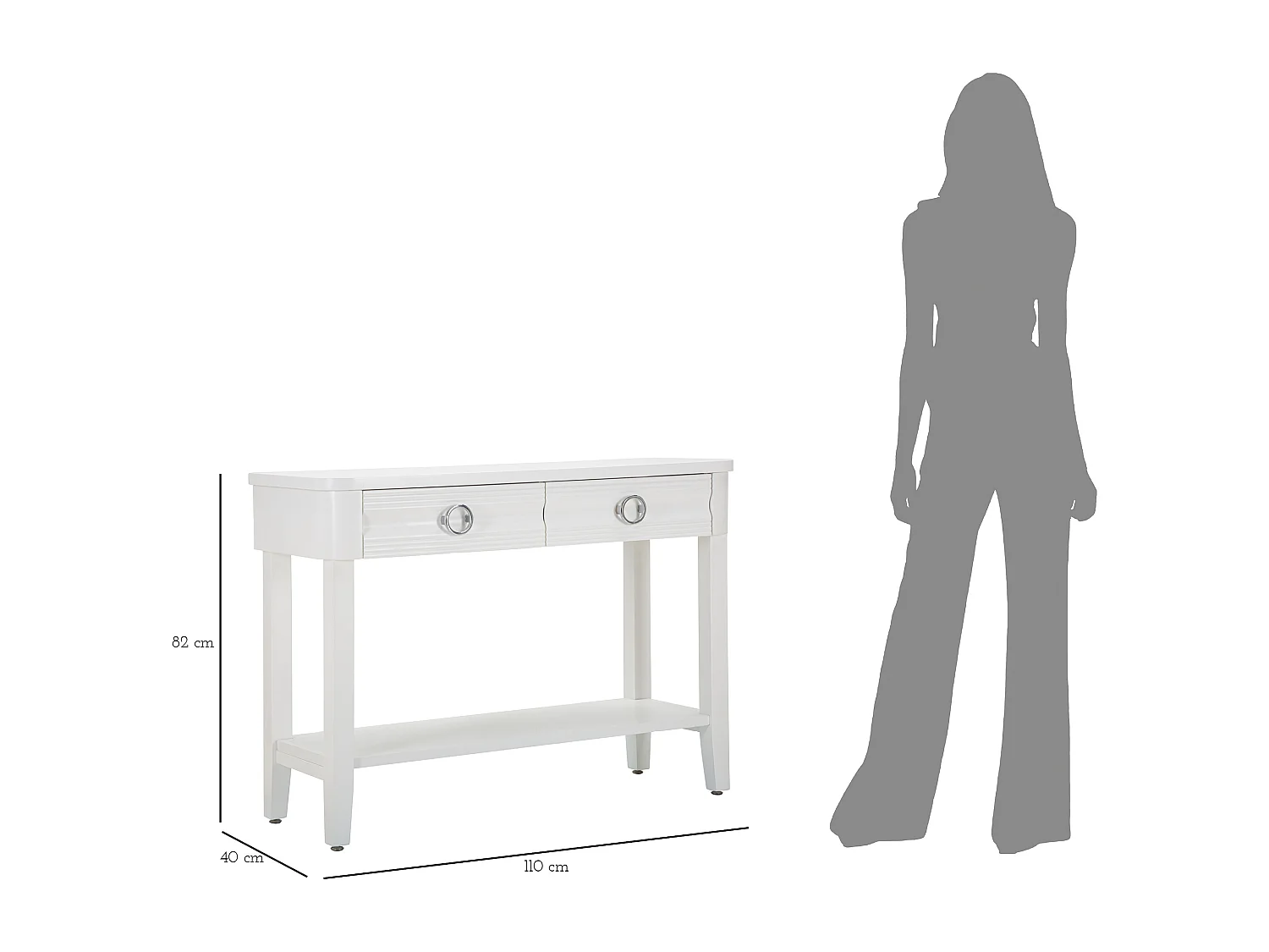 GLANZKONSOLE CM 110X40X82