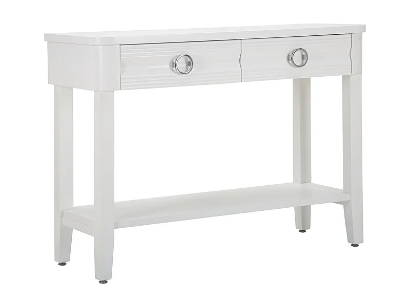 Console en Bois "Shine" 110cm Blanc