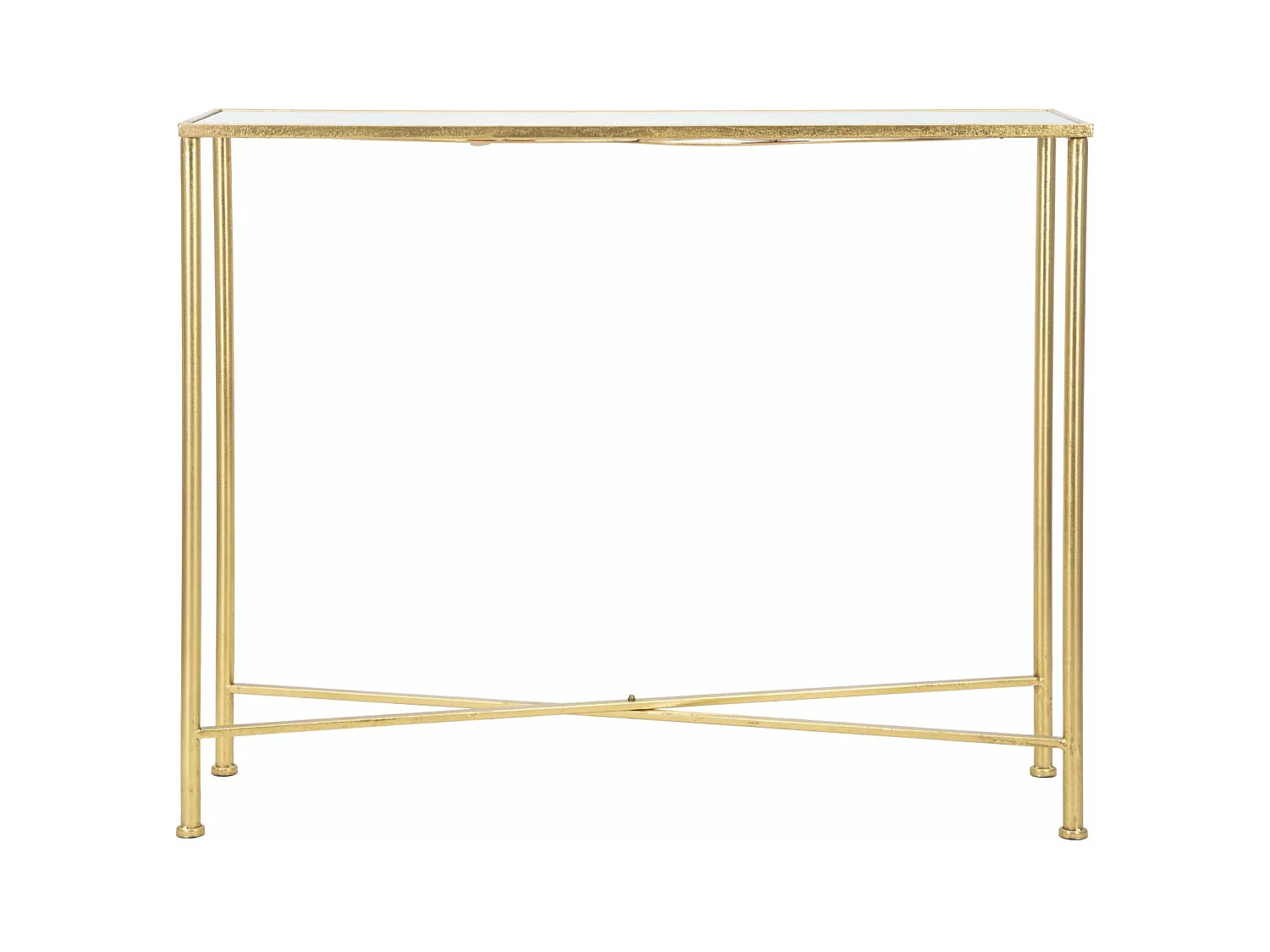 CONSOLE VLINDERS GLAS CM 100X35X80