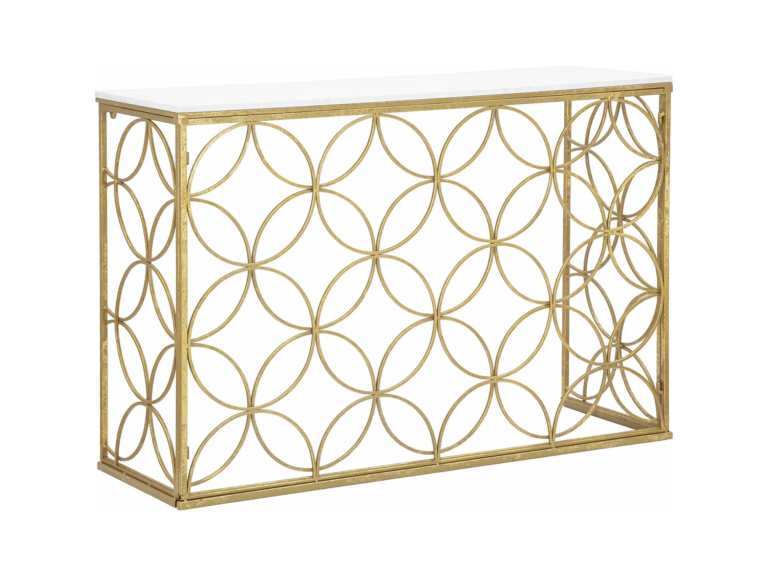 CONSOLE EN MARBRE ÉTOILE CM 120X40X80