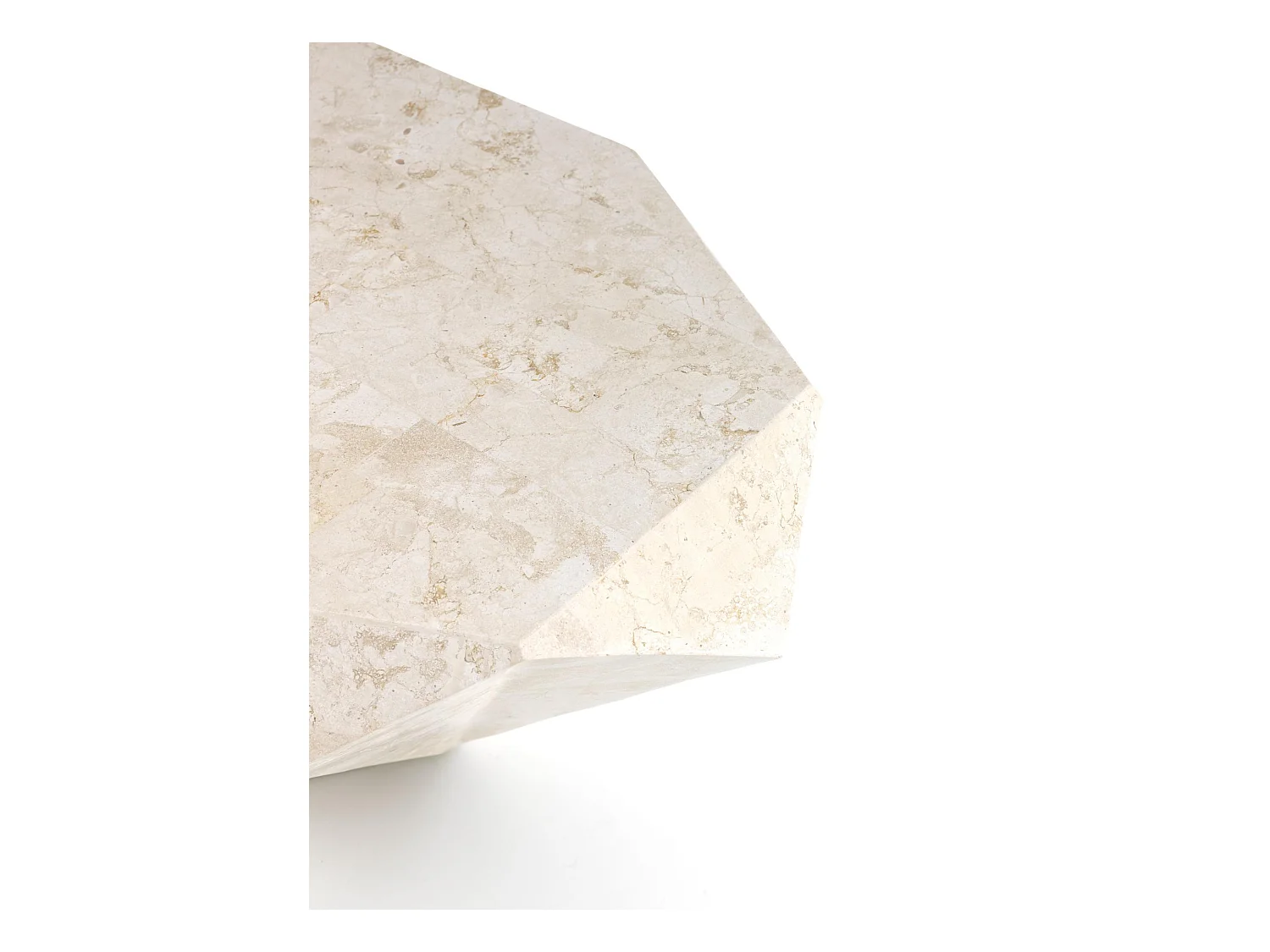 Diamond medium - Tavolino (120 x 70 x 40h) in Pietra fossile beige