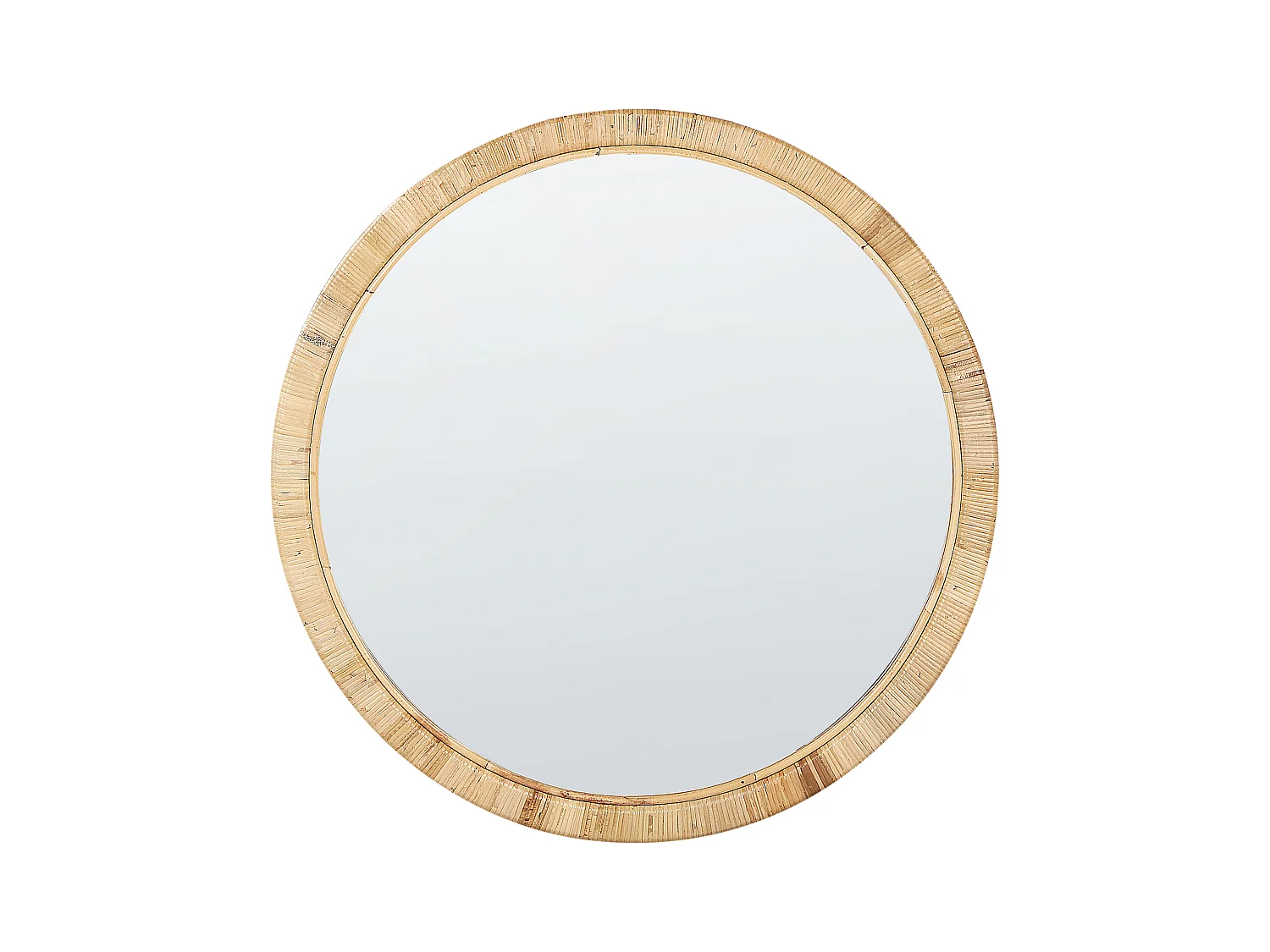 Miroir ANLEZY 80 cm 80 cm Rotin Naturel