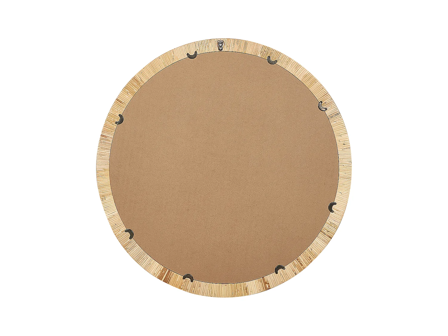 Miroir ANLEZY 80 cm 80 cm Rotin Naturel