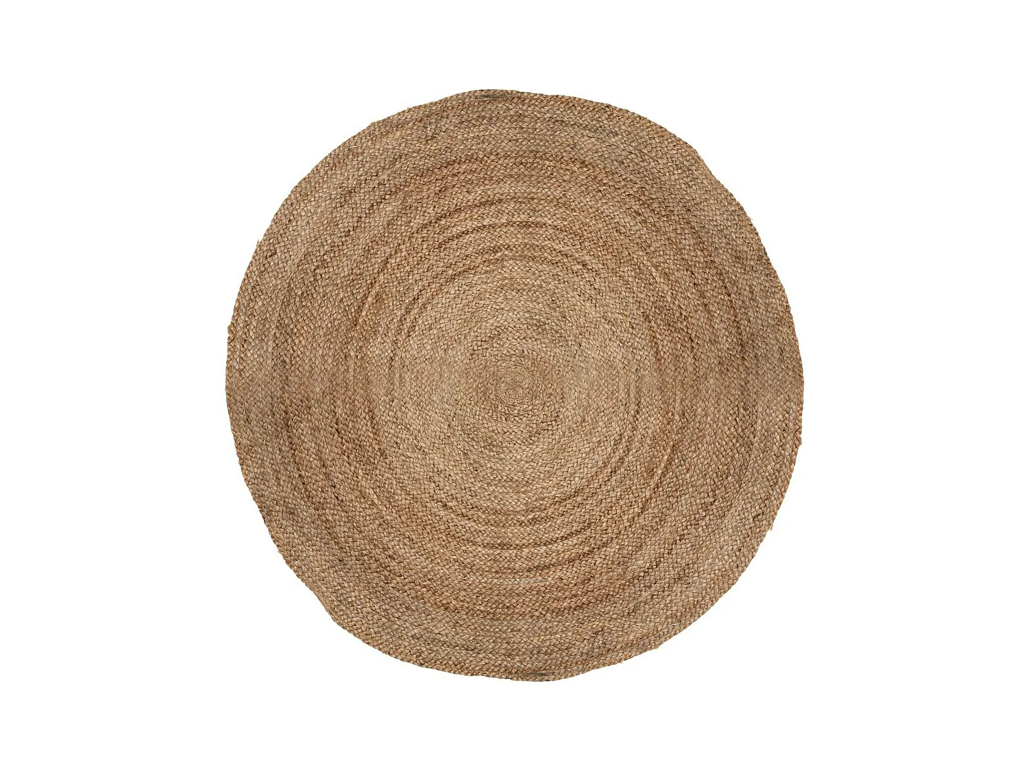 Tapis en jute Well Home Ø120x5cm style bohème et écologique