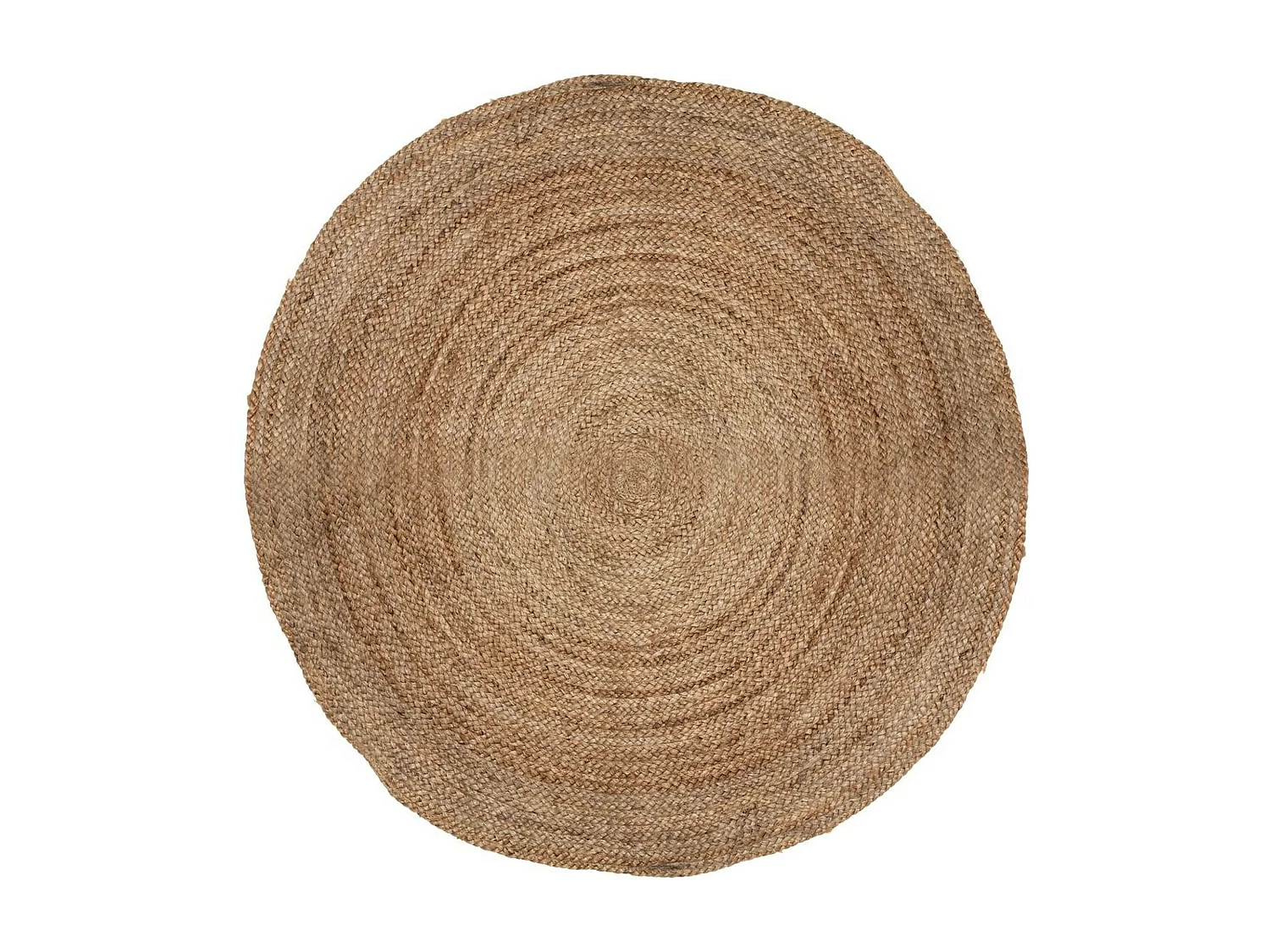 Tapis en jute Well Home Ø120x5cm style bohème et écologique