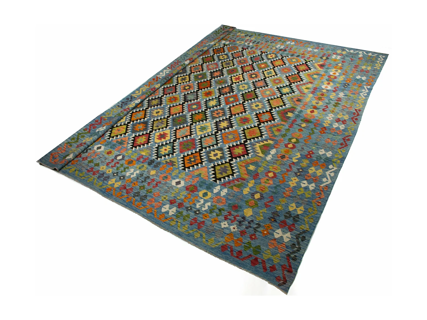 Kilim afegão | 317 x 396 cm