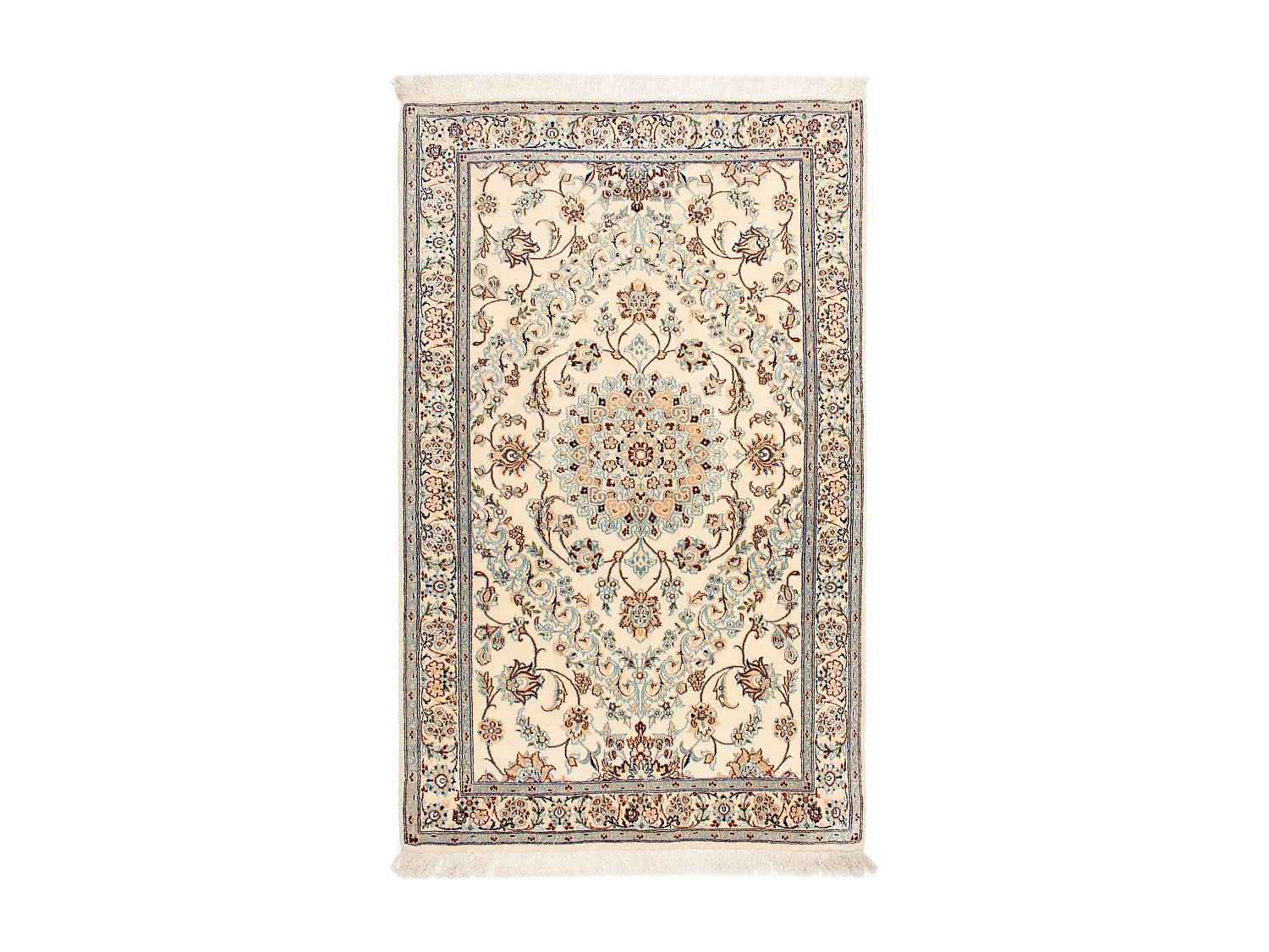 Tappeto Persiano Nain 6La | 89×136 cm