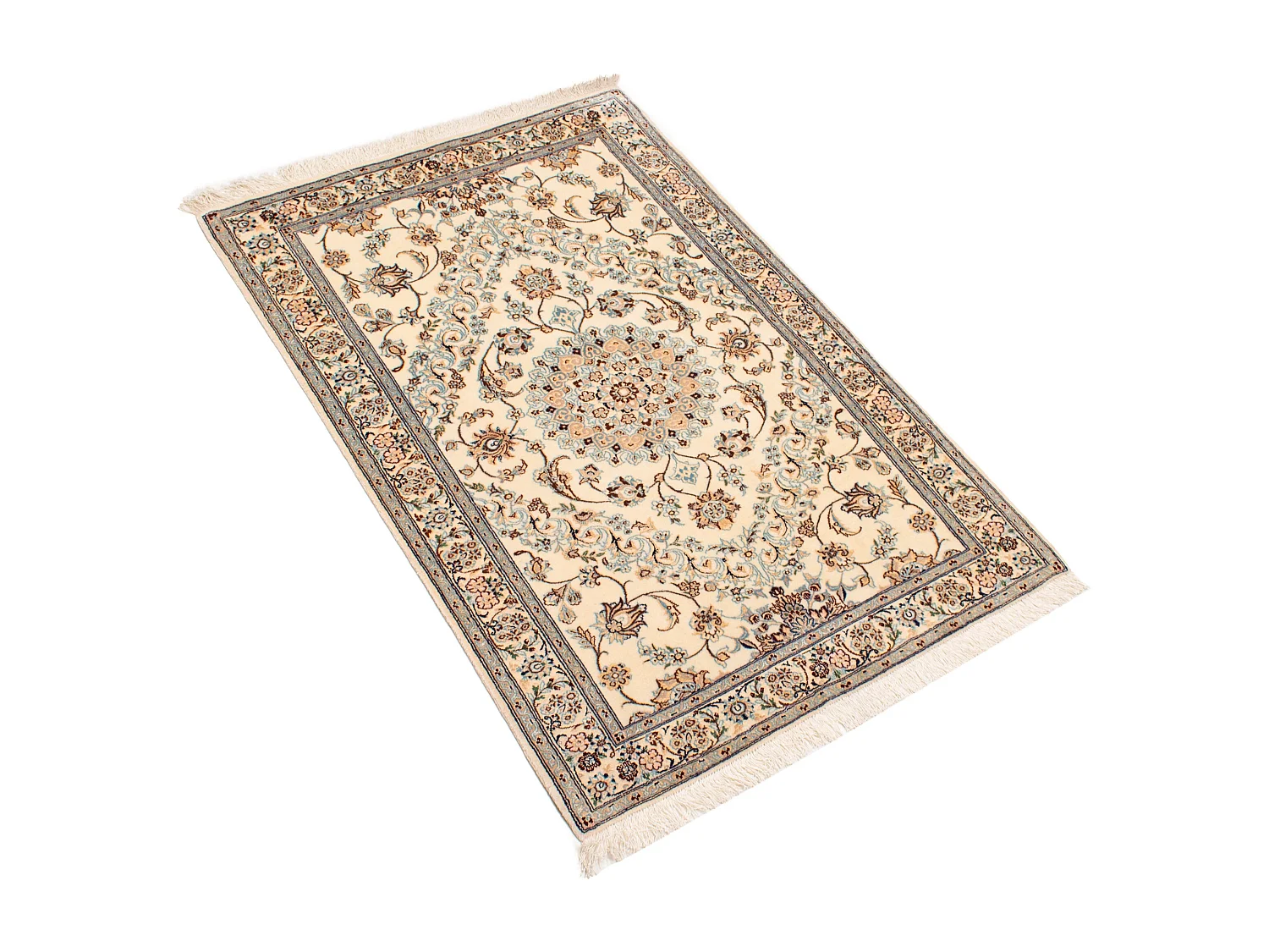 Tappeto Persiano Nain 6La | 89×136 cm