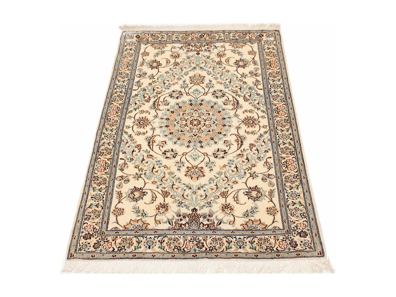 Tappeto Persiano Nain 6La | 89×136 cm