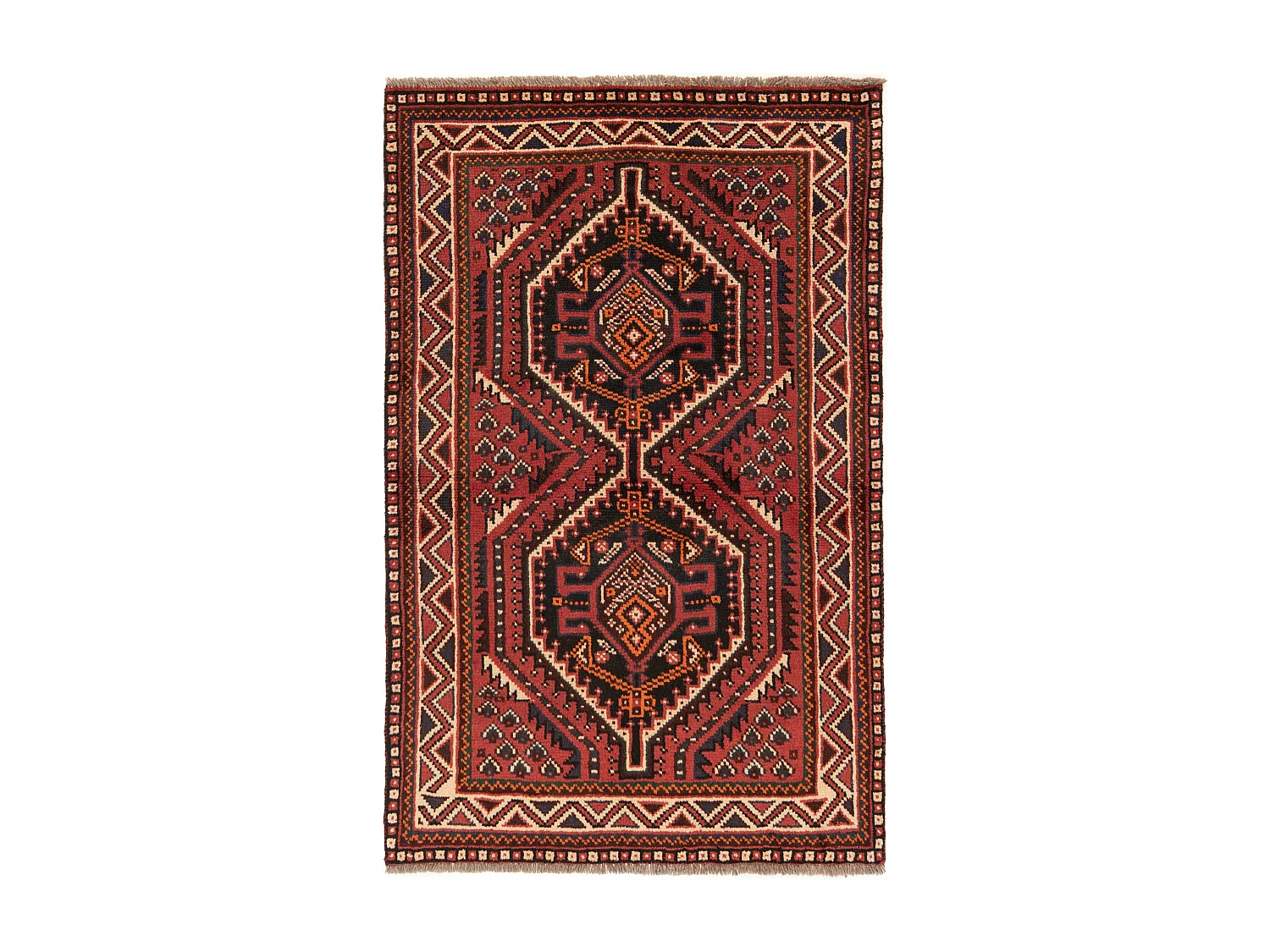 Alfombra Persa Shiraz | 100 x 152 cm