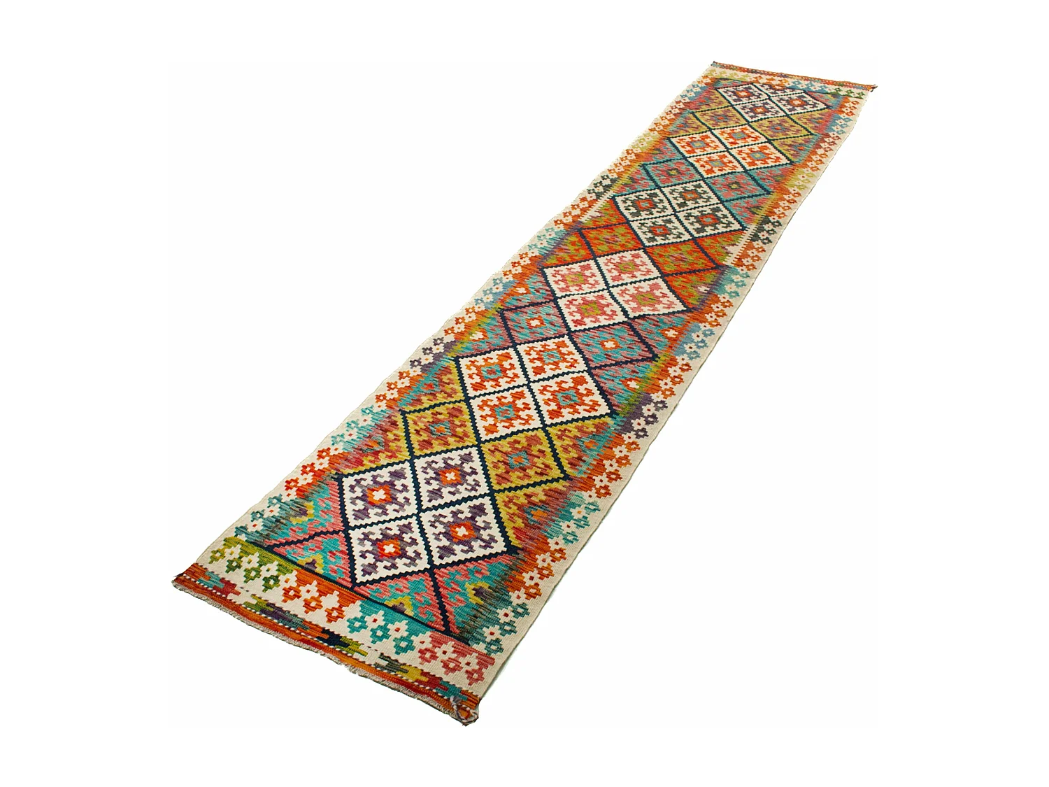 Kilim afghan | 85x400cm