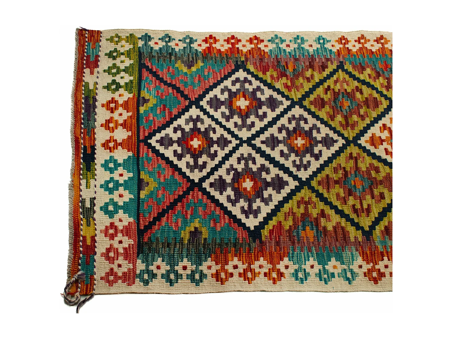 Kilim afghan | 85x400cm