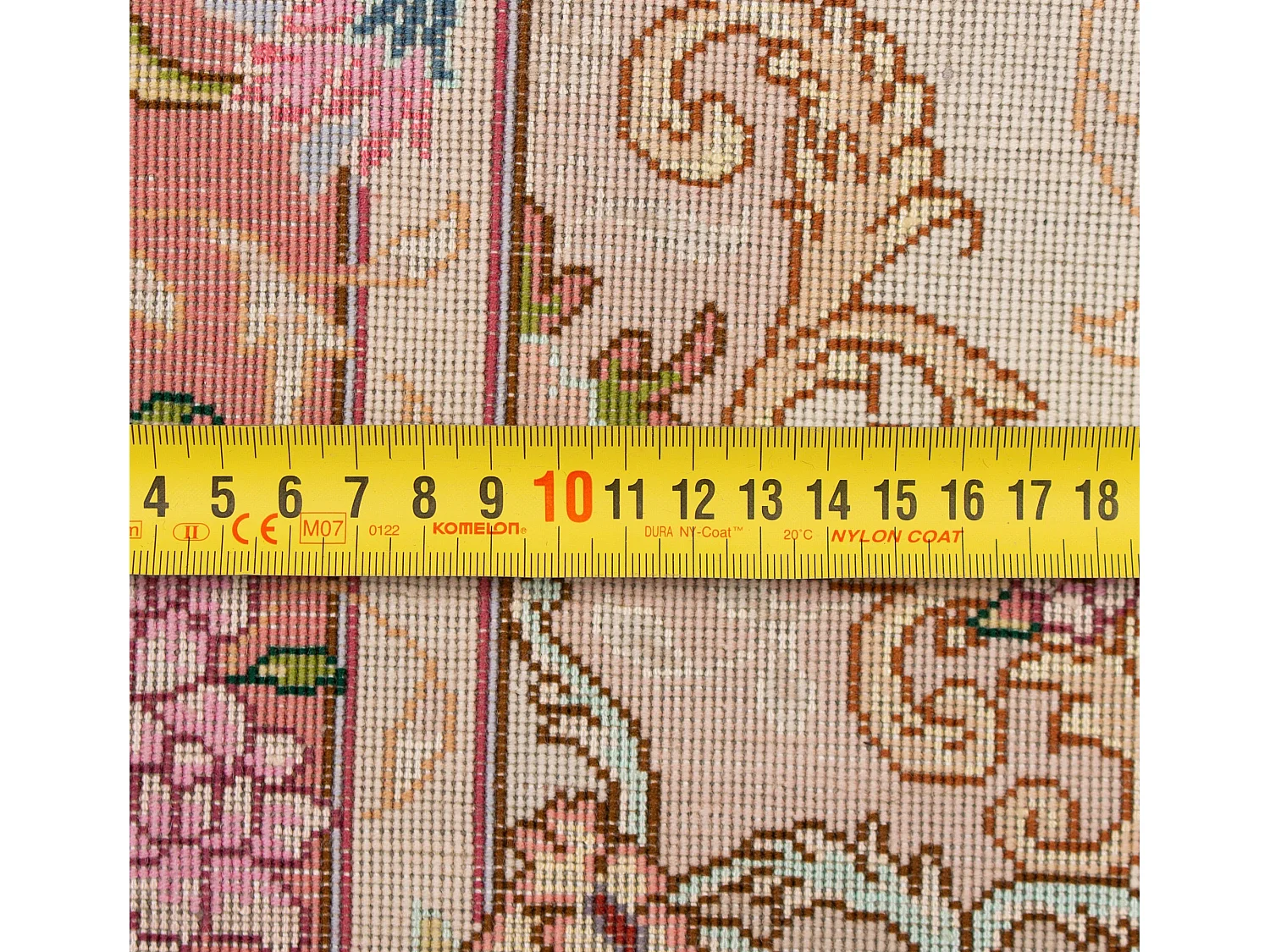 Tappeto Persiano Tabriz 50Raj | 76x126 cm