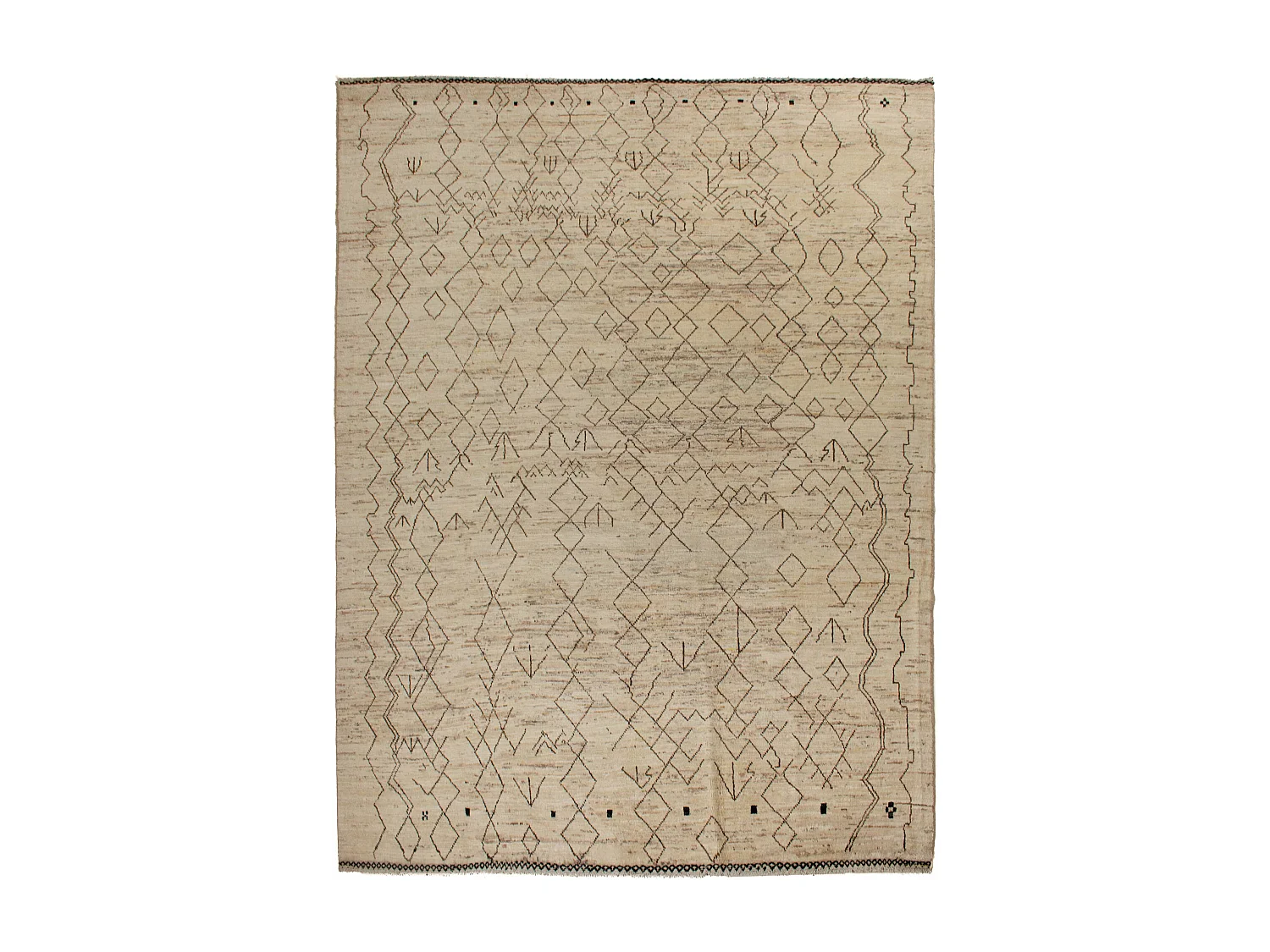 Moderner Berber-Stammesteppich | 255 x 322 cm