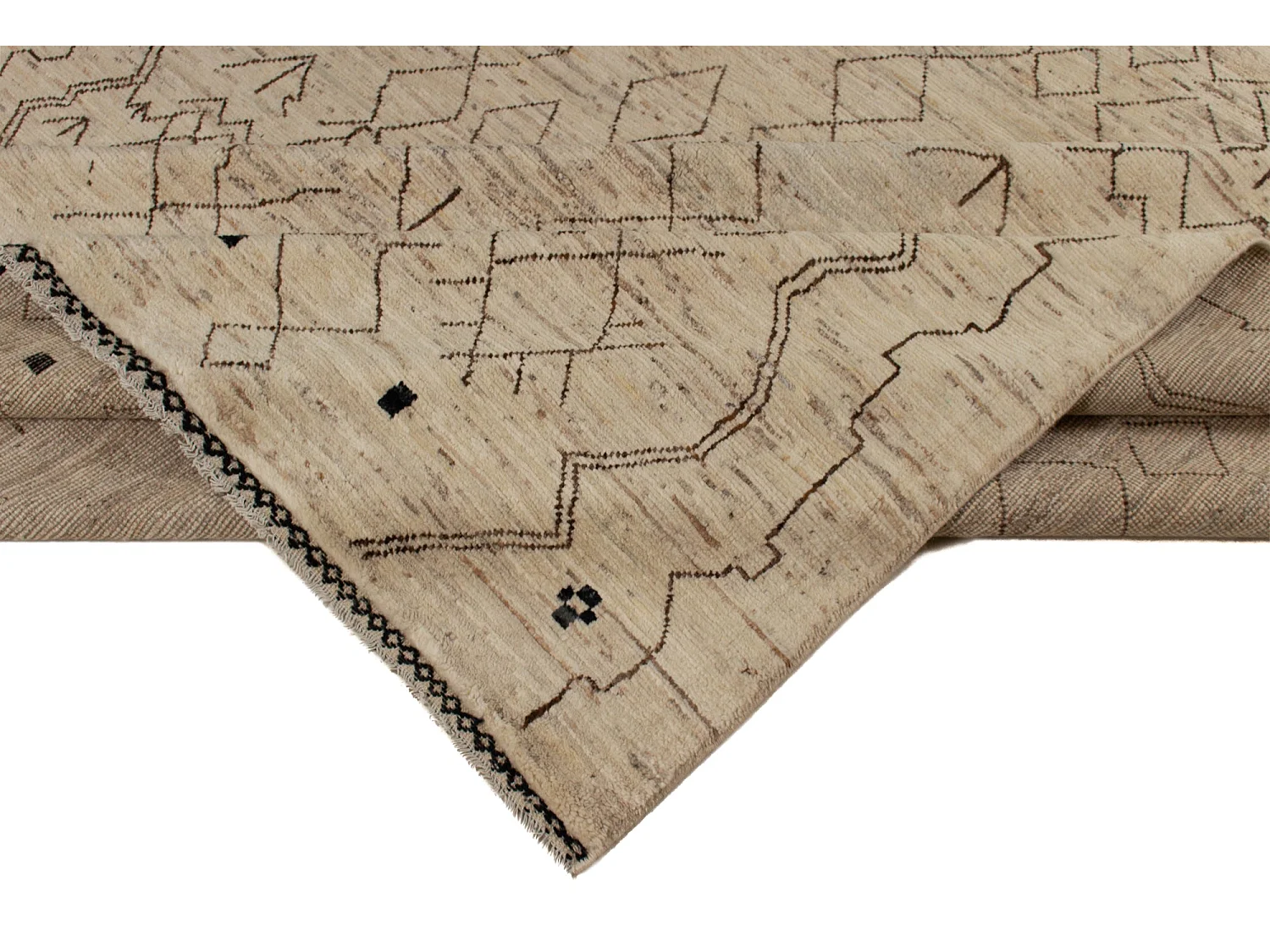 Moderner Berber-Stammesteppich | 255 x 322 cm