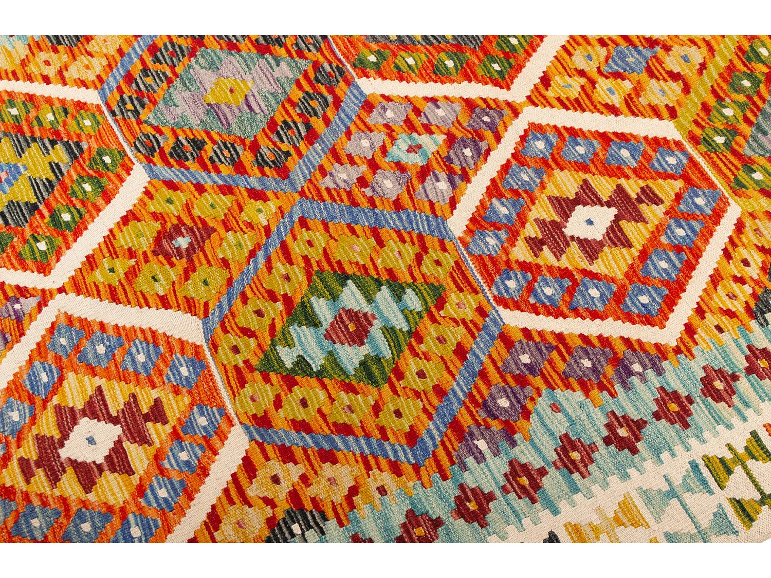 Kilim afghan | 131 x 203 cm