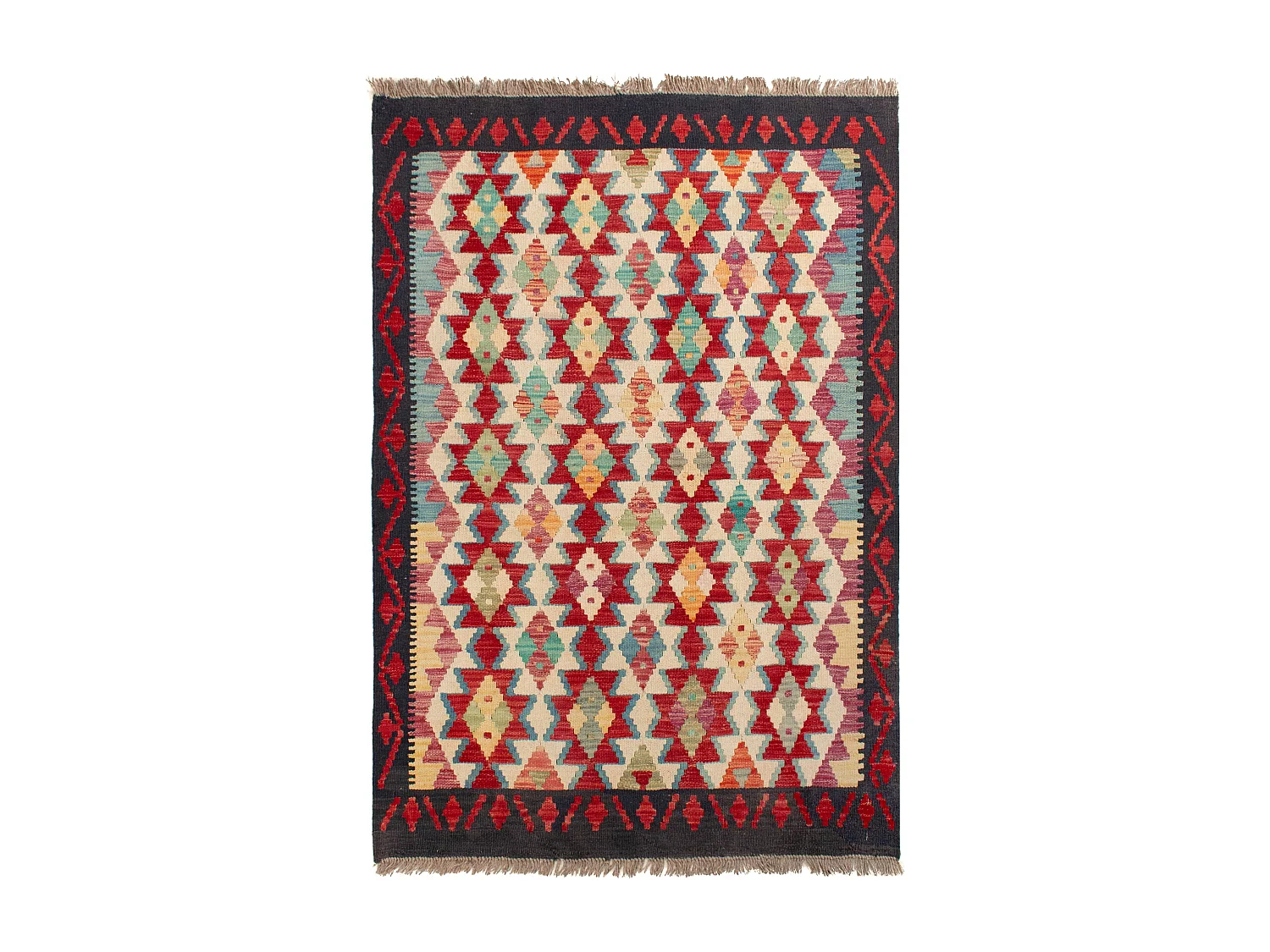 Kilim afghano | 105x144 cm