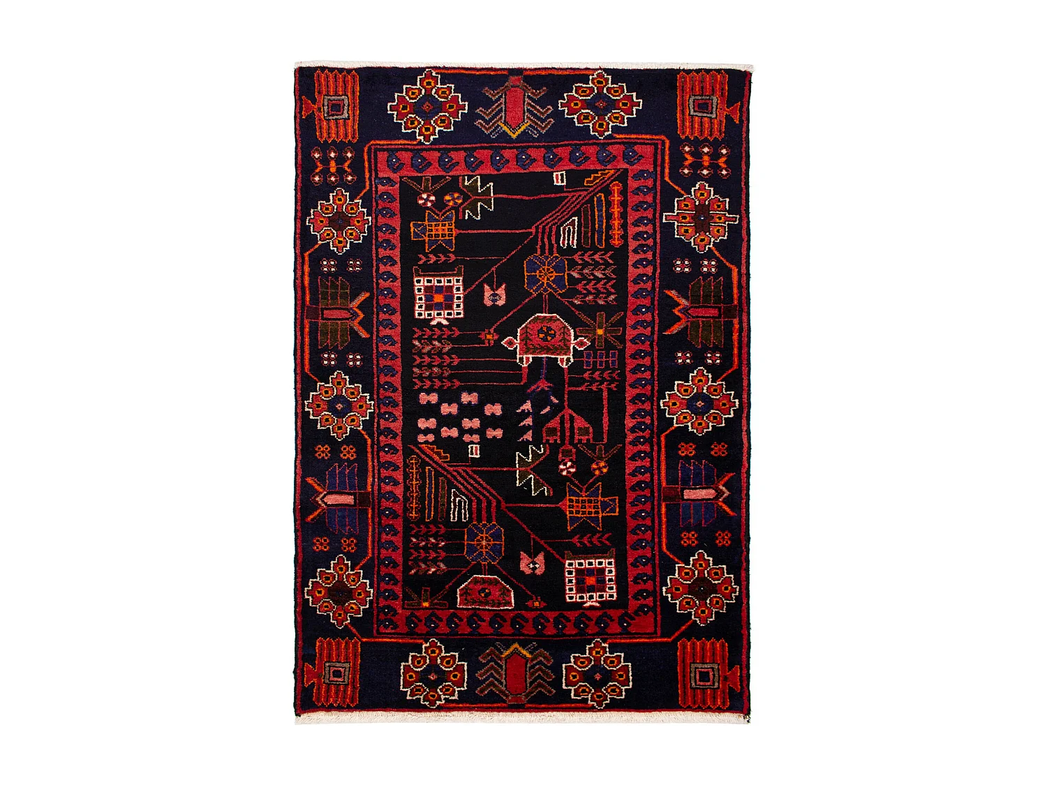 Tapis persan Hamedan | 103x148cm