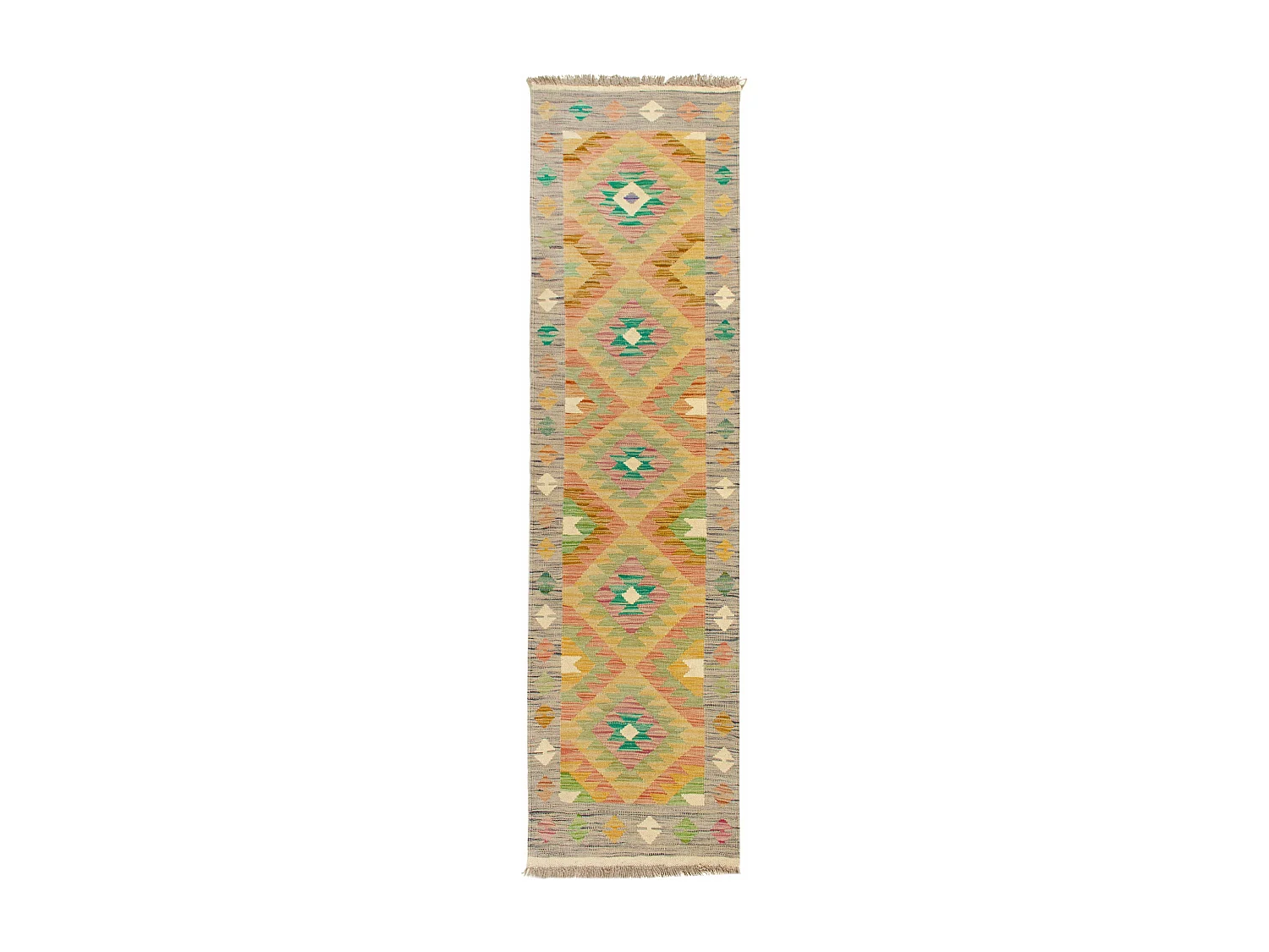 Kilim afghano | 63x203 cm