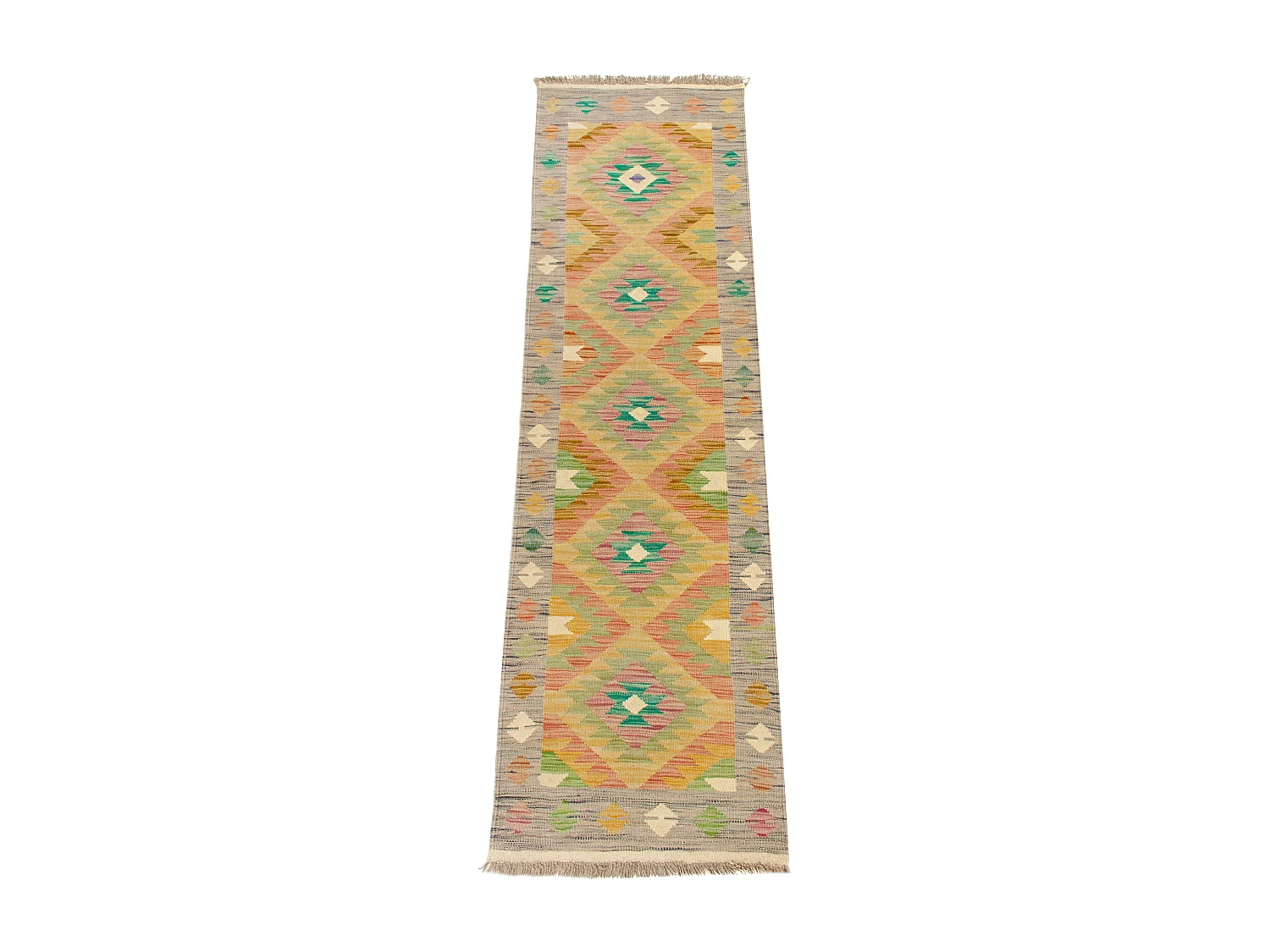 Kilim afghano | 63x203 cm
