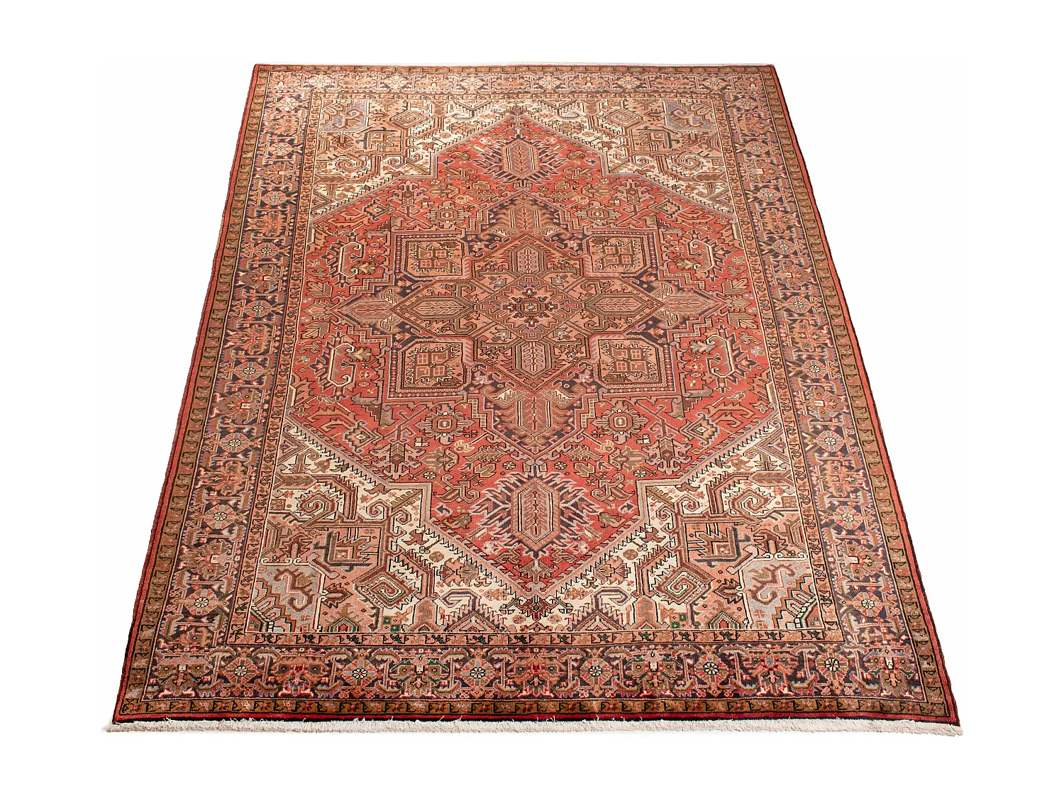 Tappeto persiano antico Heriz | 247 x 320 cm