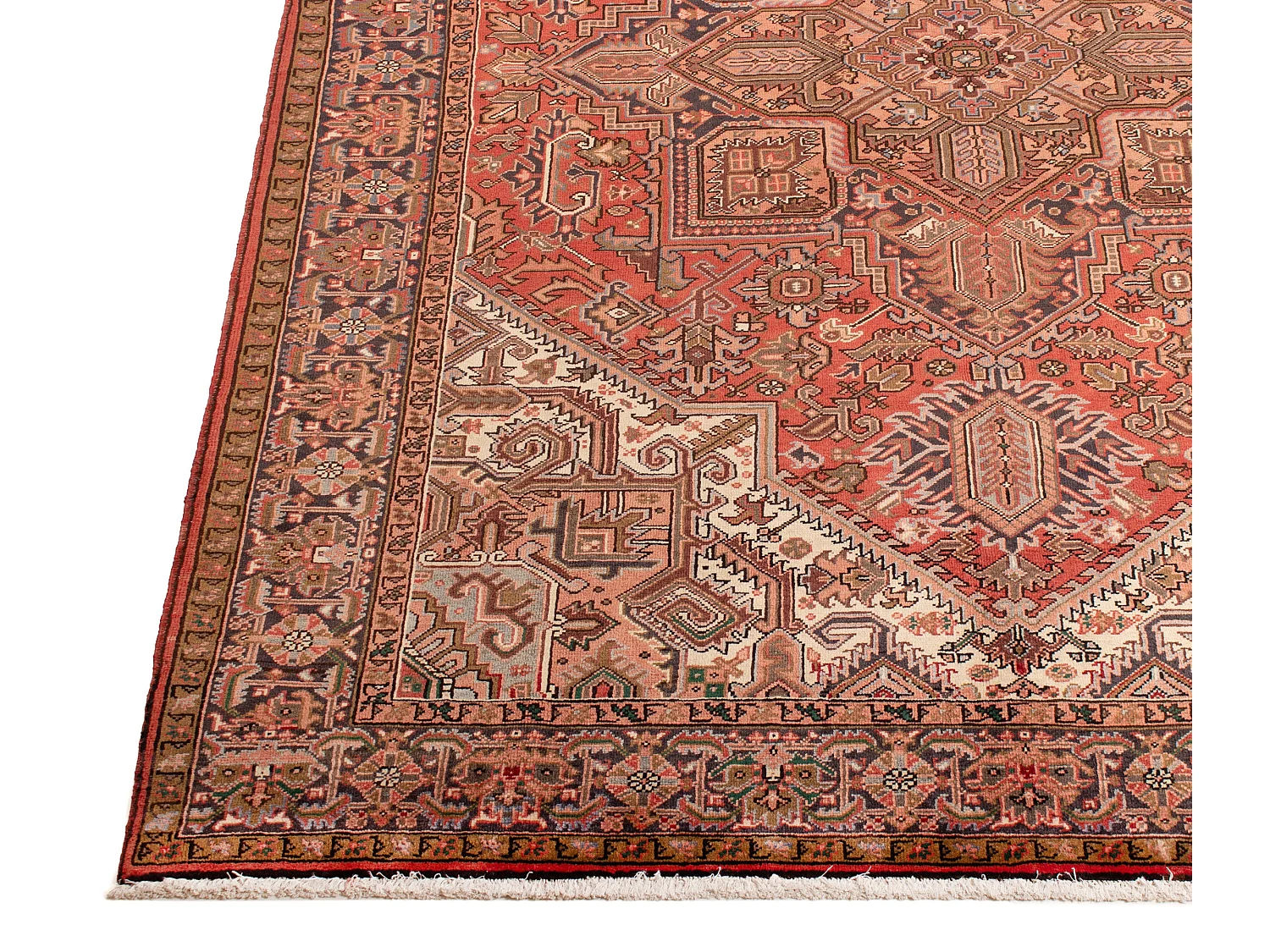 Tappeto persiano antico Heriz | 247 x 320 cm