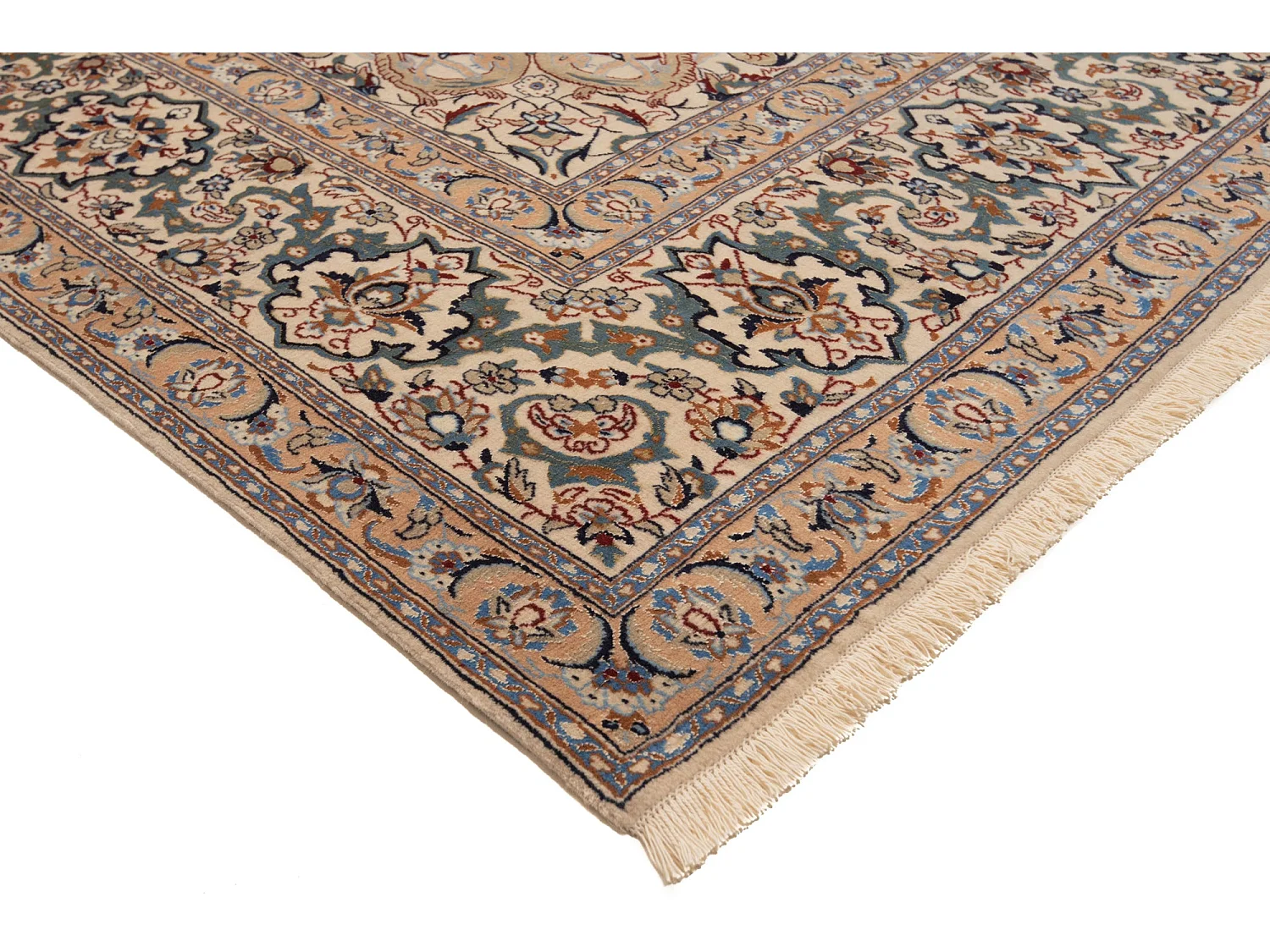 Tappeto Persiano Nain 9La Habibian Antico Anni 70 | 255 x 433 cm