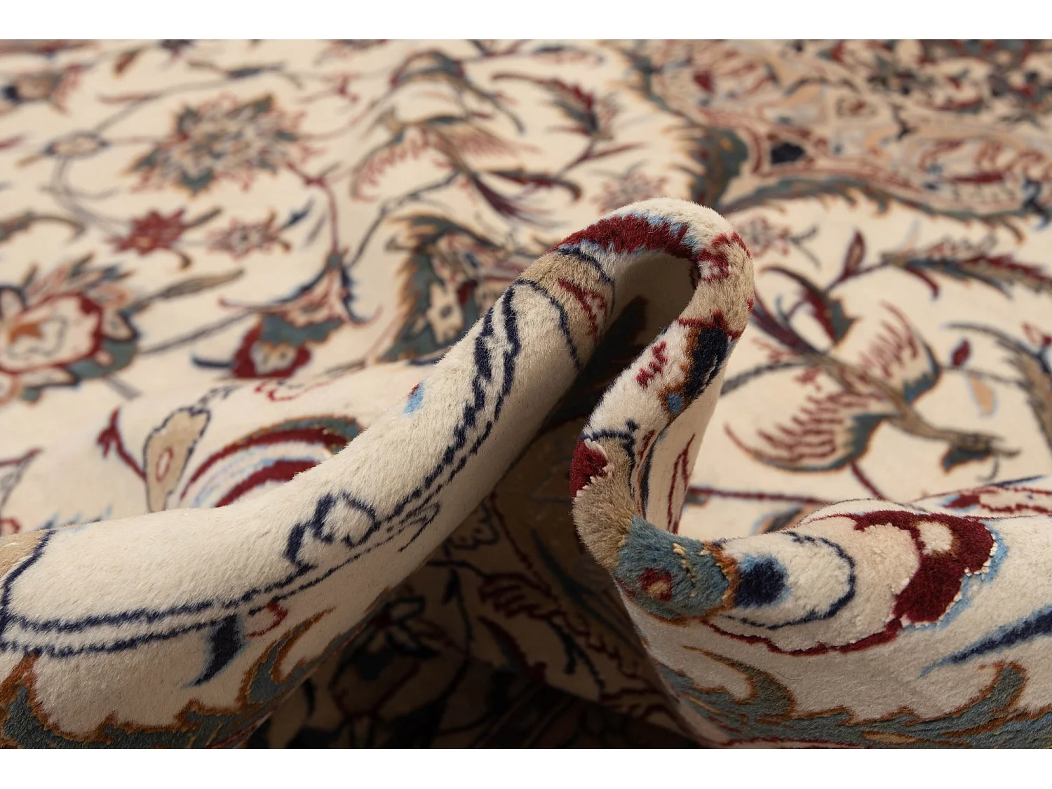 Tappeto Persiano Nain 9La Habibian Antico Anni 70 | 255 x 433 cm