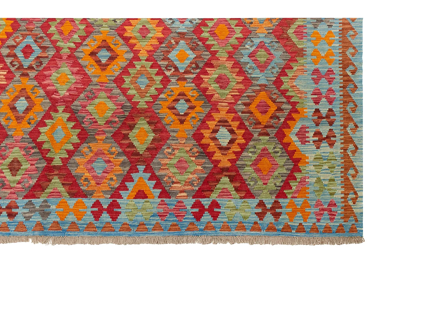 Kilim afghan | 263 x 299 cm