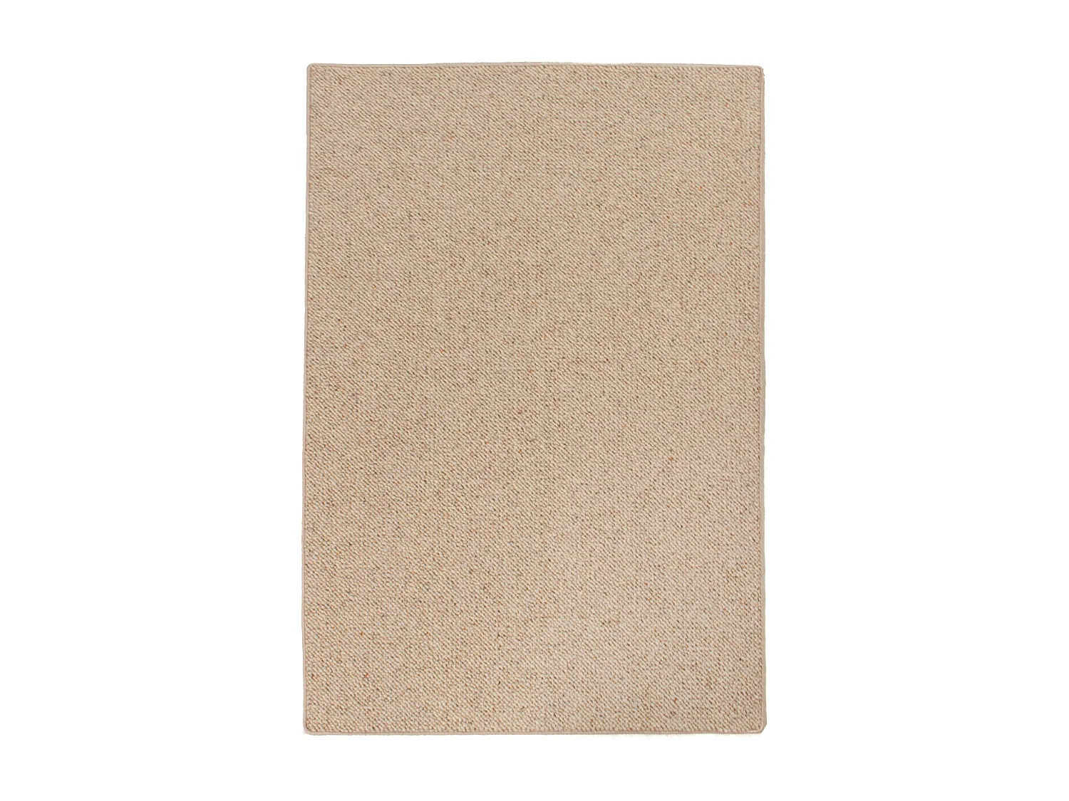 Moderner glatter Wollknäuelteppich | 80x120cm