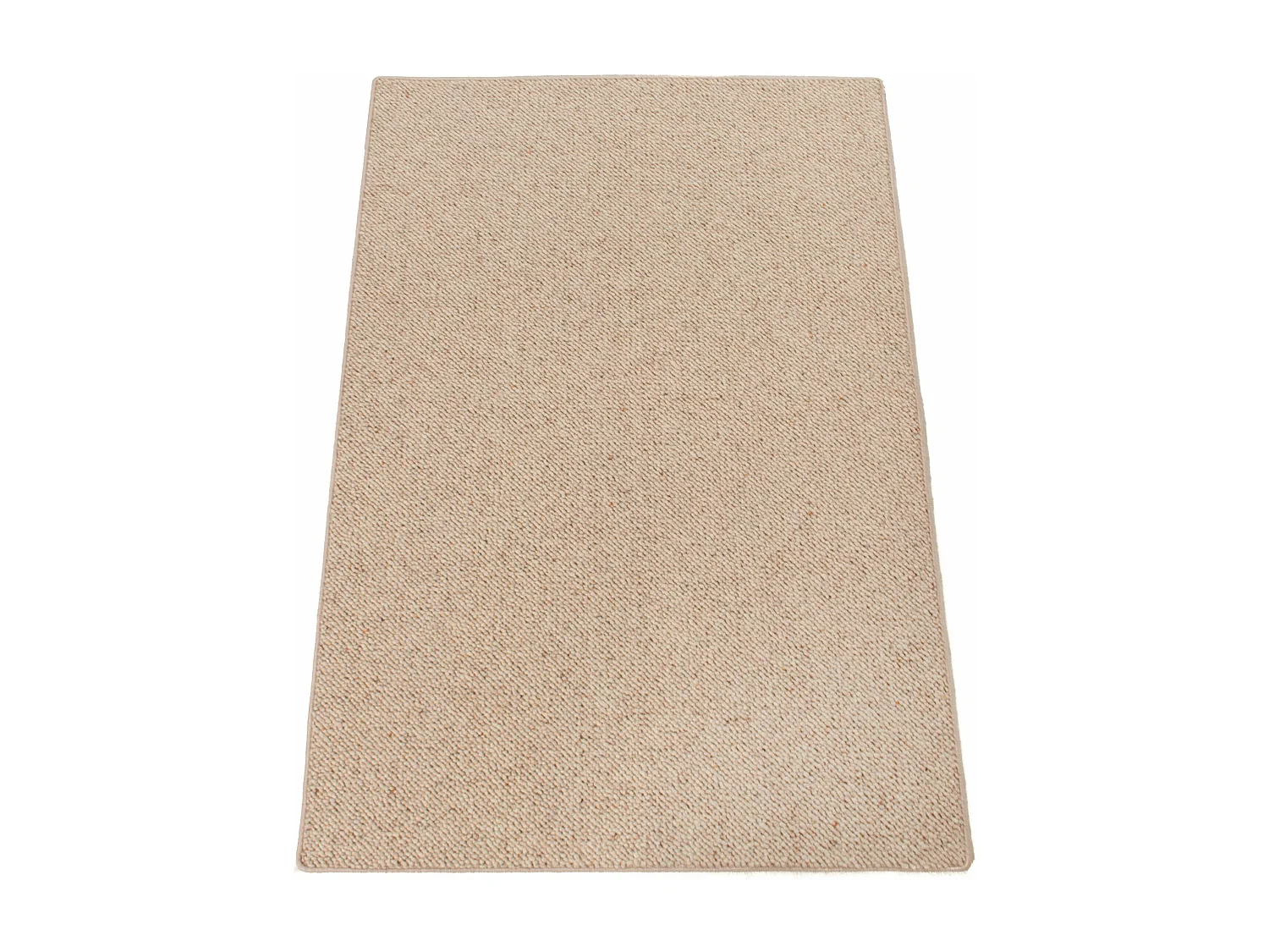 Moderner glatter Wollknäuelteppich | 80x120cm