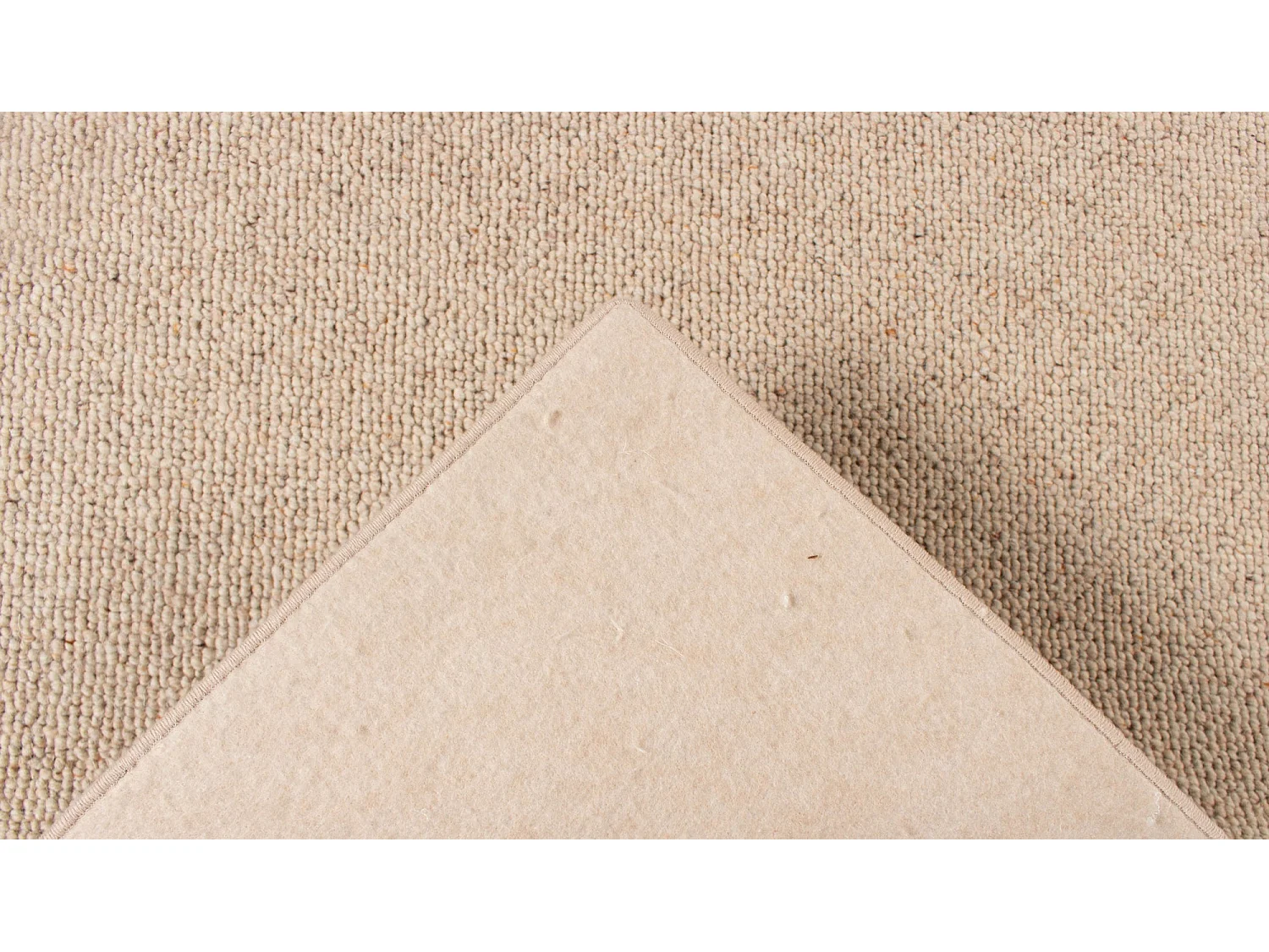 Moderner glatter Wollknäuelteppich | 80x120cm