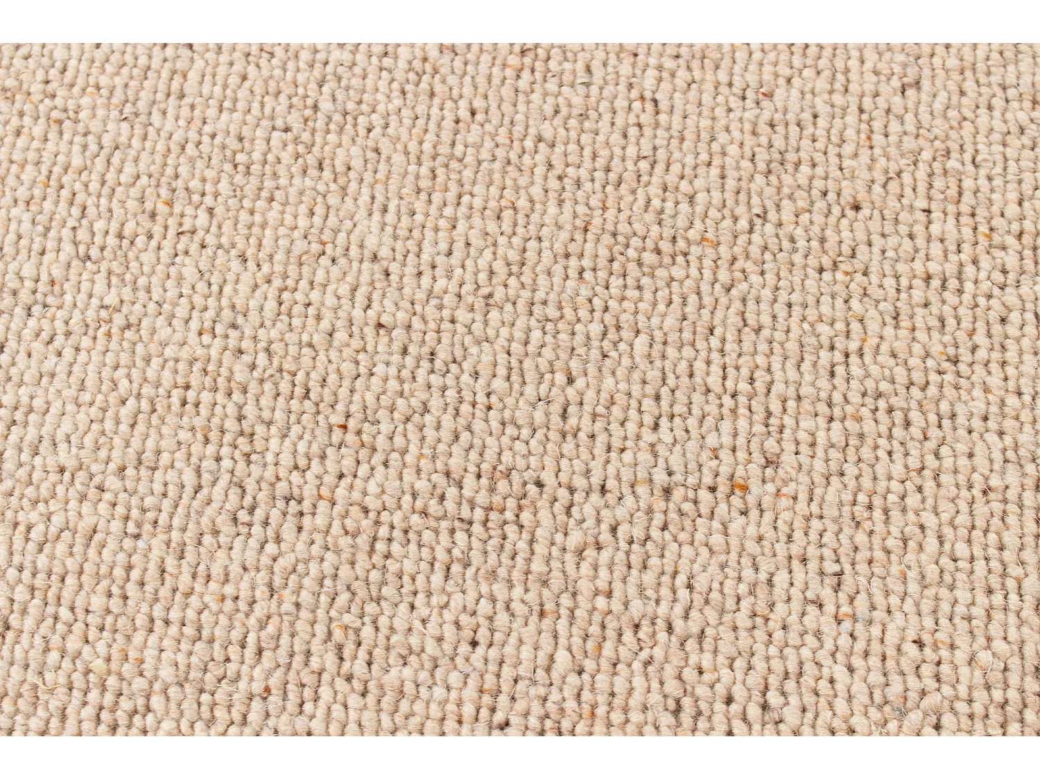 Moderner glatter Wollknäuelteppich | 80x120cm