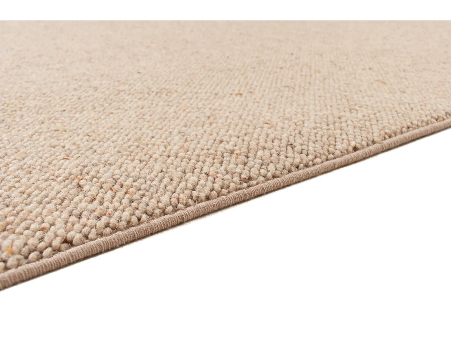 Moderner glatter Wollknäuelteppich | 80x120cm