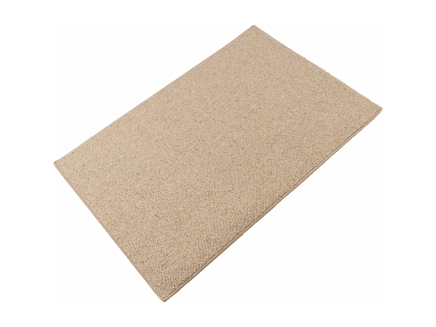 Moderner glatter Wollknäuelteppich | 80x120cm