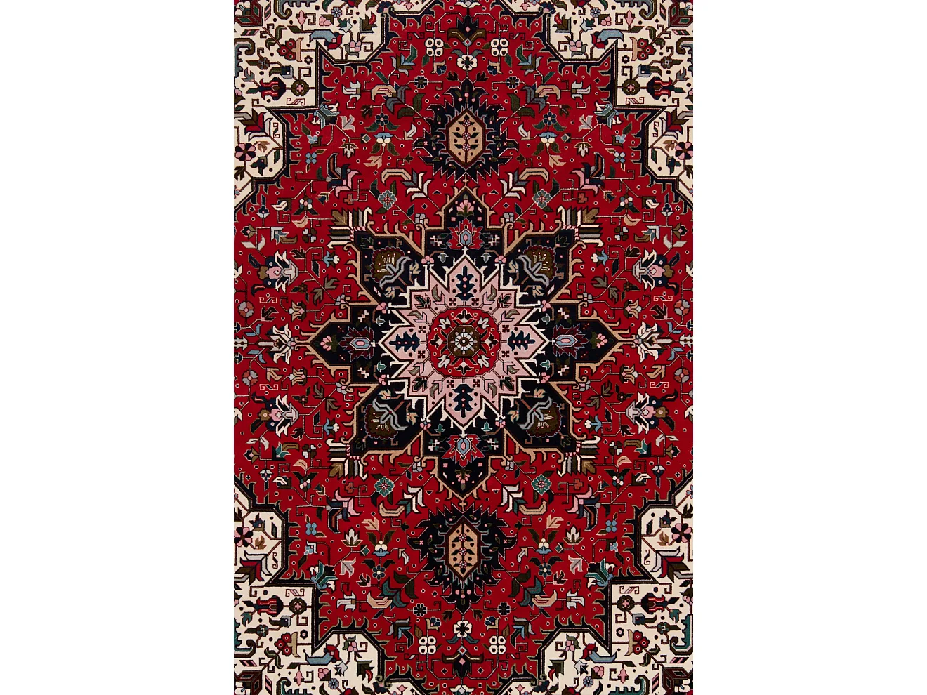 Tapis persan Tabriz 50Raj | 155x207cm