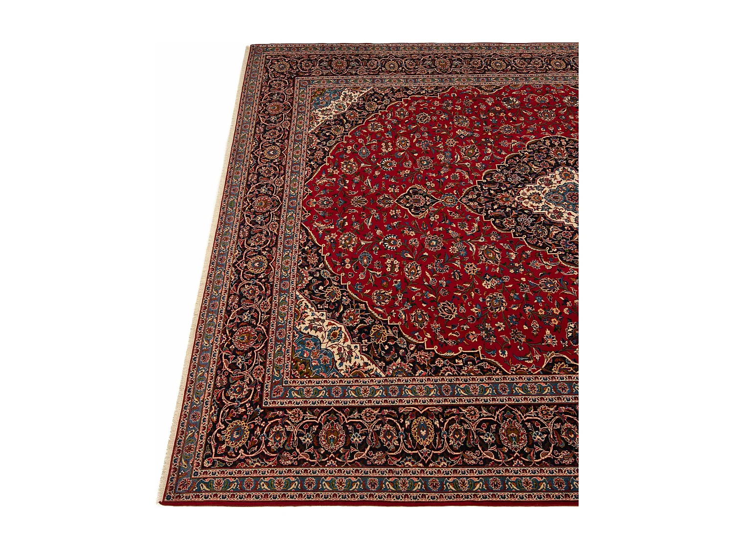 Tapis persan Kashan | 400x497cm