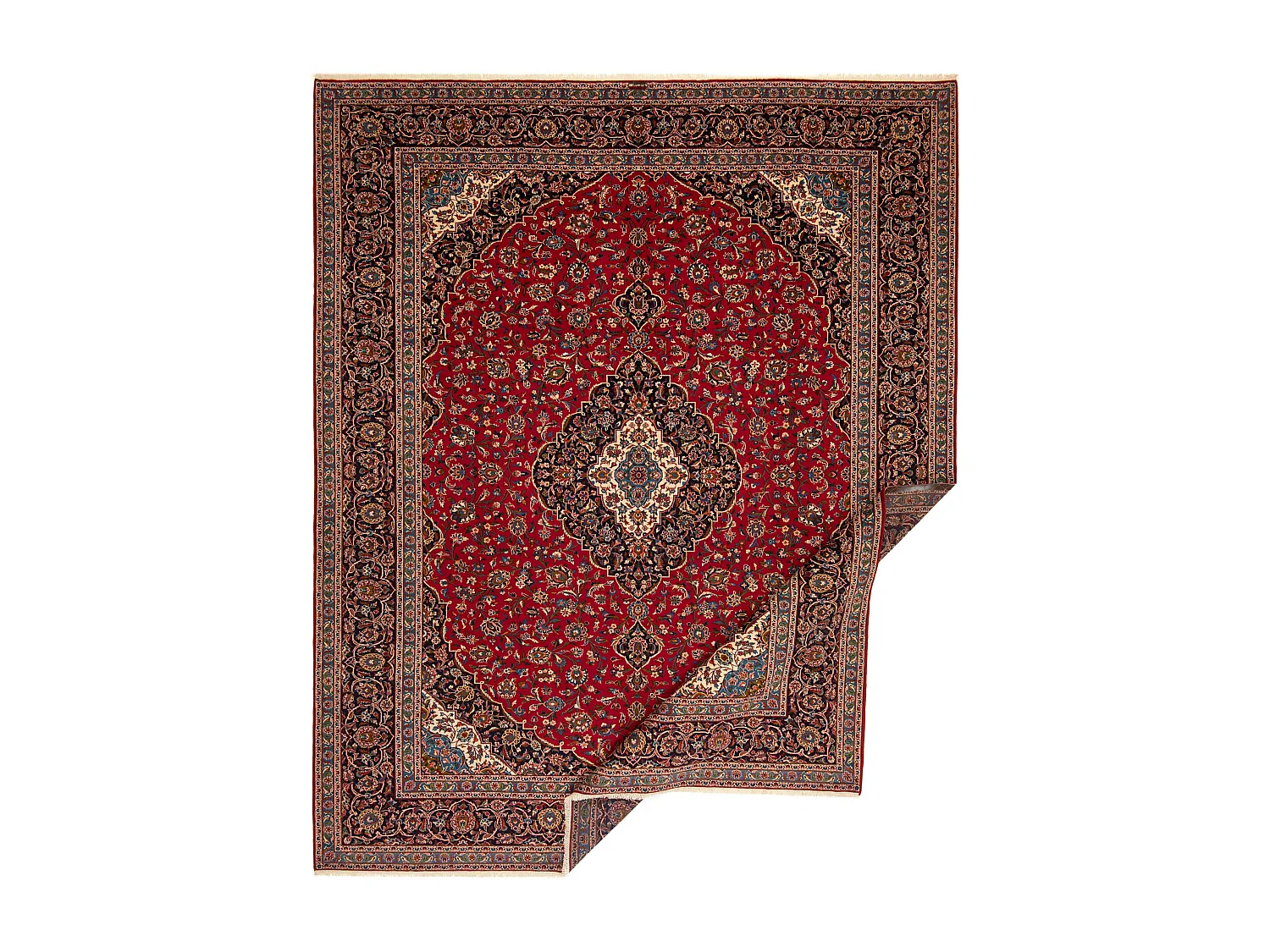 Tapis persan Kashan | 400x497cm
