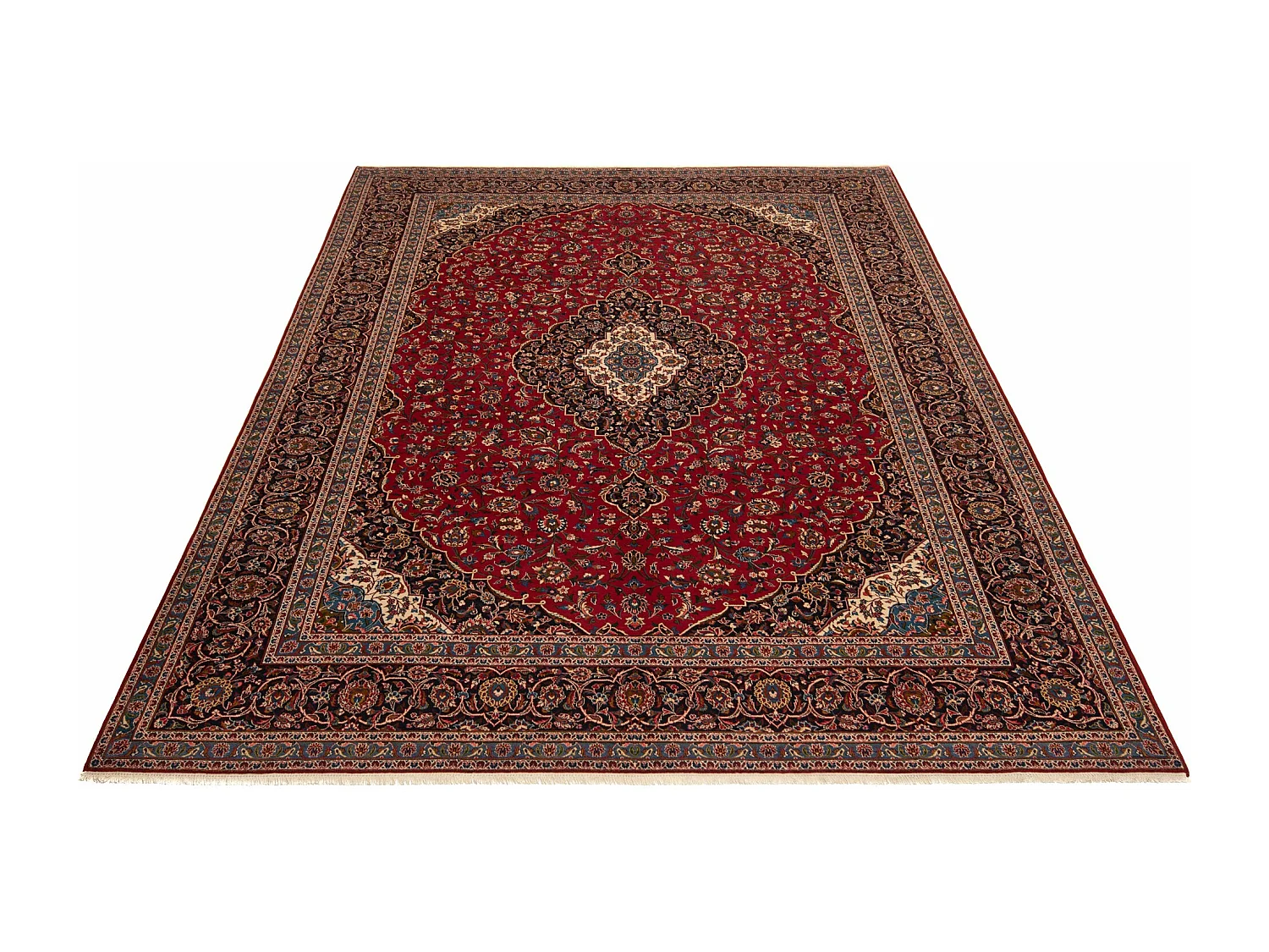 Tapis persan Kashan | 400x497cm
