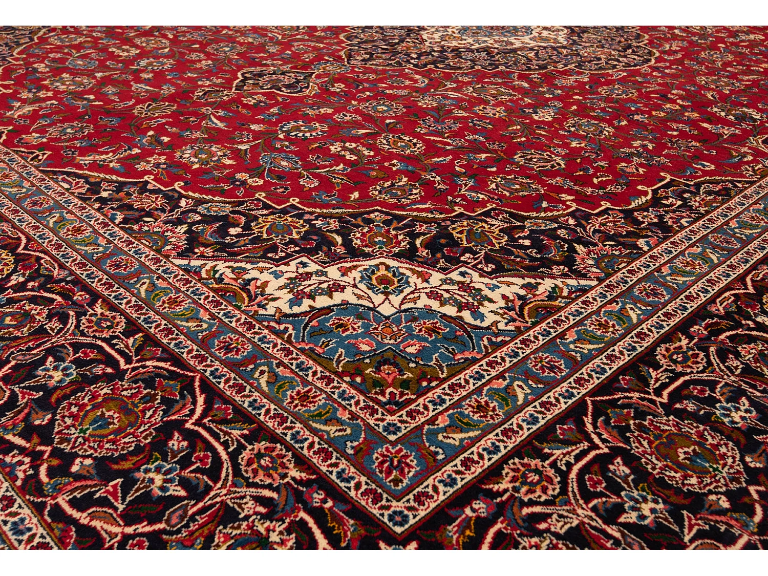 Tapis persan Kashan | 400x497cm