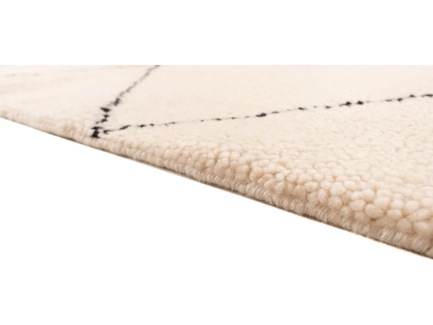 Design de losango de tapete berbere | 176x240cm