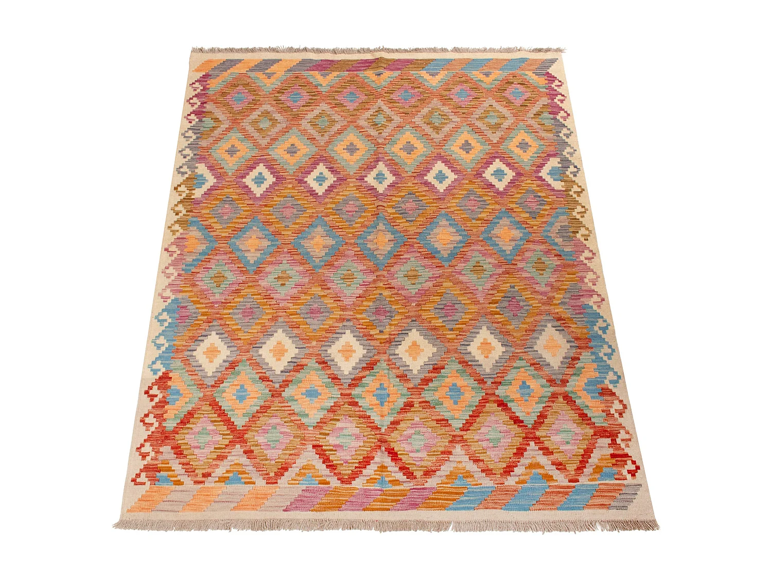 Kilim afghan | 154 x 188 cm