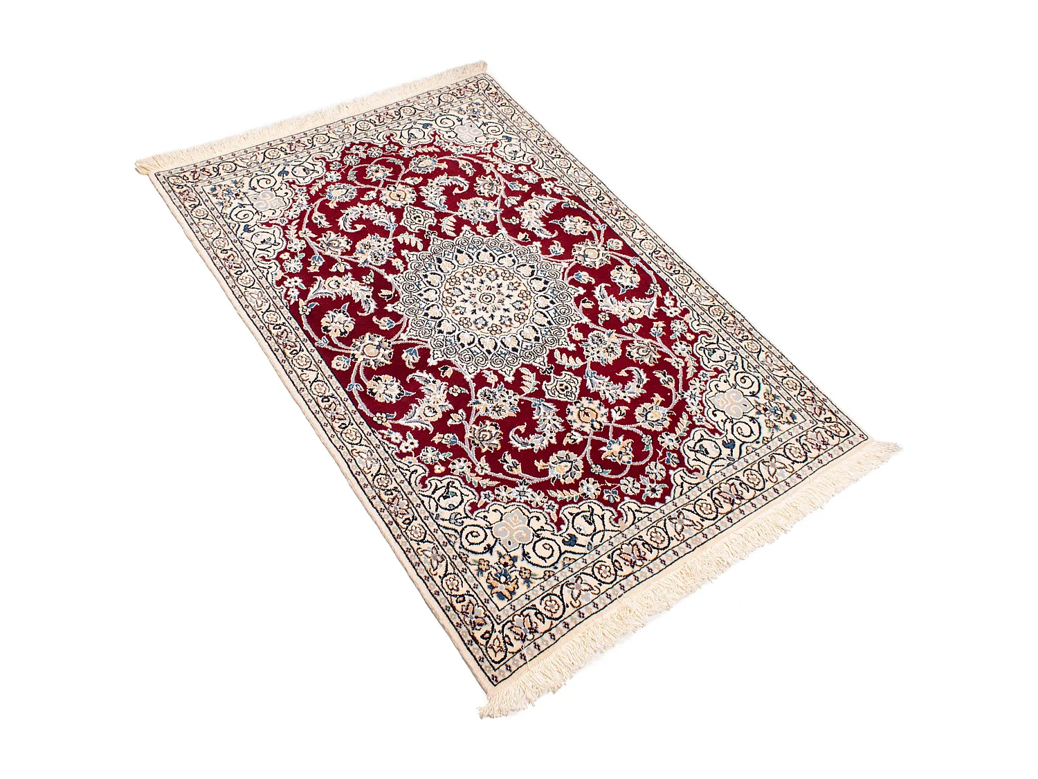 Tappeto Persiano Nain 9La | 88x124 cm