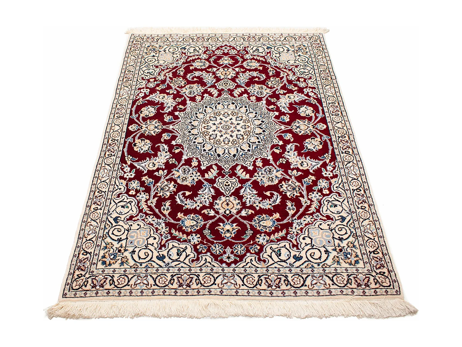 Tappeto Persiano Nain 9La | 88x124 cm