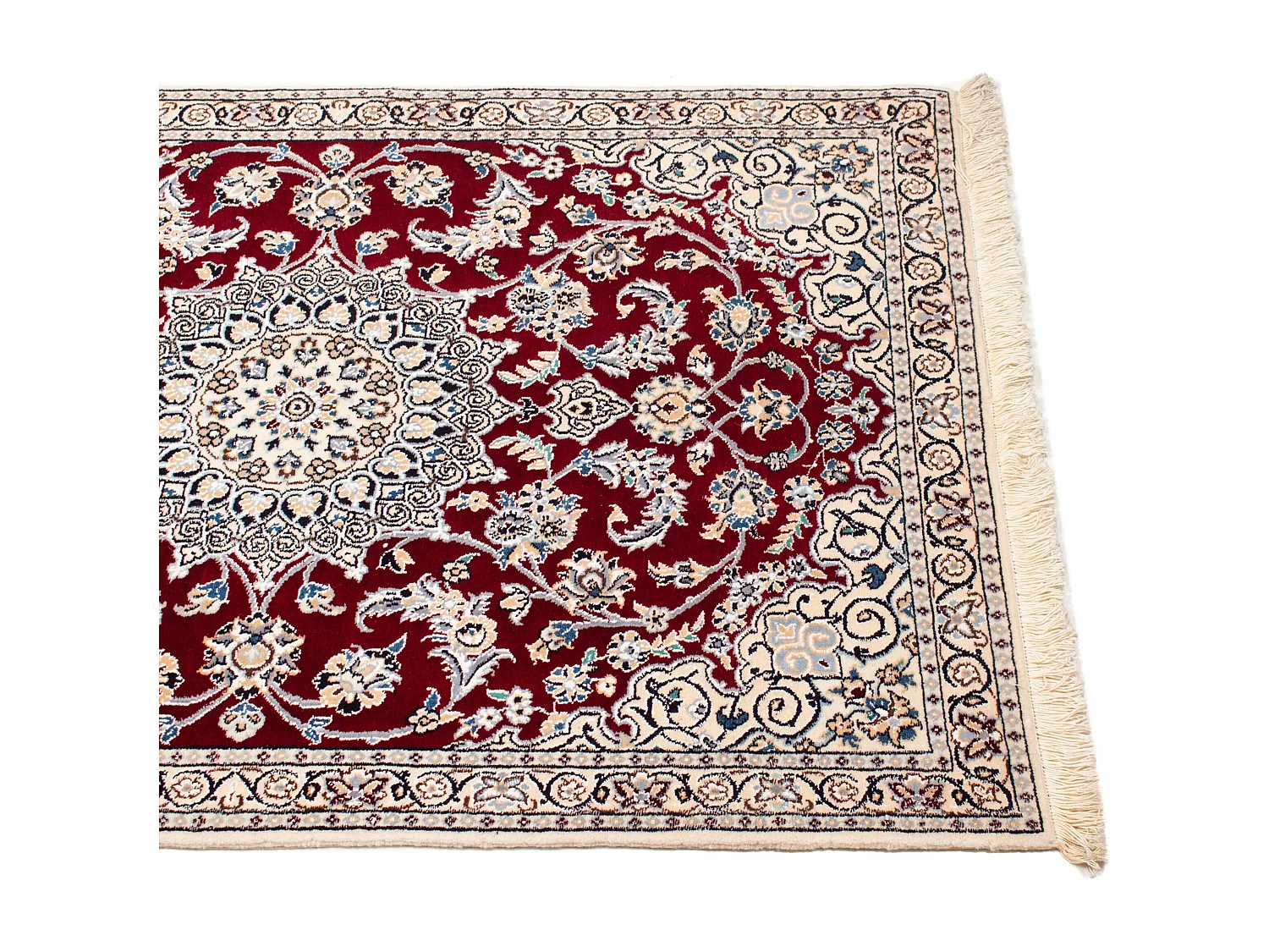 Tappeto Persiano Nain 9La | 88x124 cm