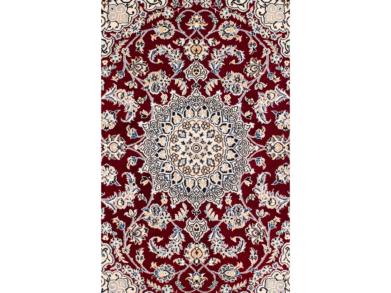 Tappeto Persiano Nain 9La | 88x124 cm