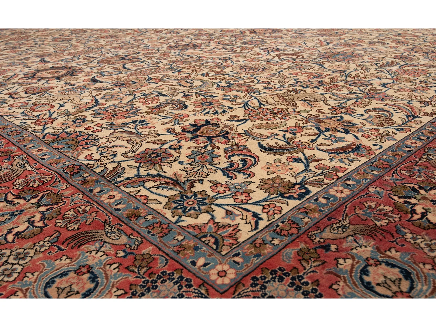 Tapete Persa Isfahan Antigo 80 Anos | 368 x 527 cm