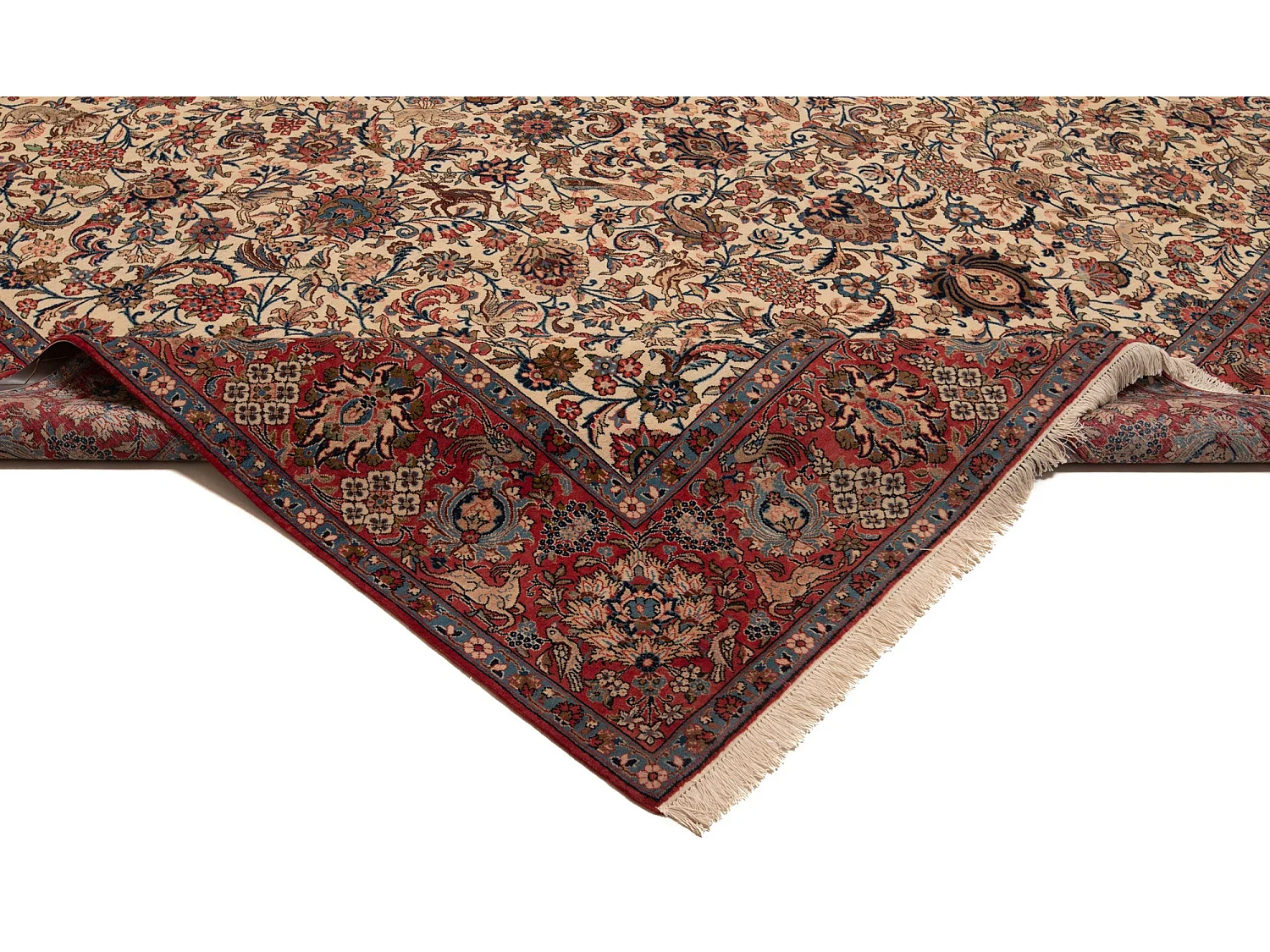 Tapete Persa Isfahan Antigo 80 Anos | 368 x 527 cm