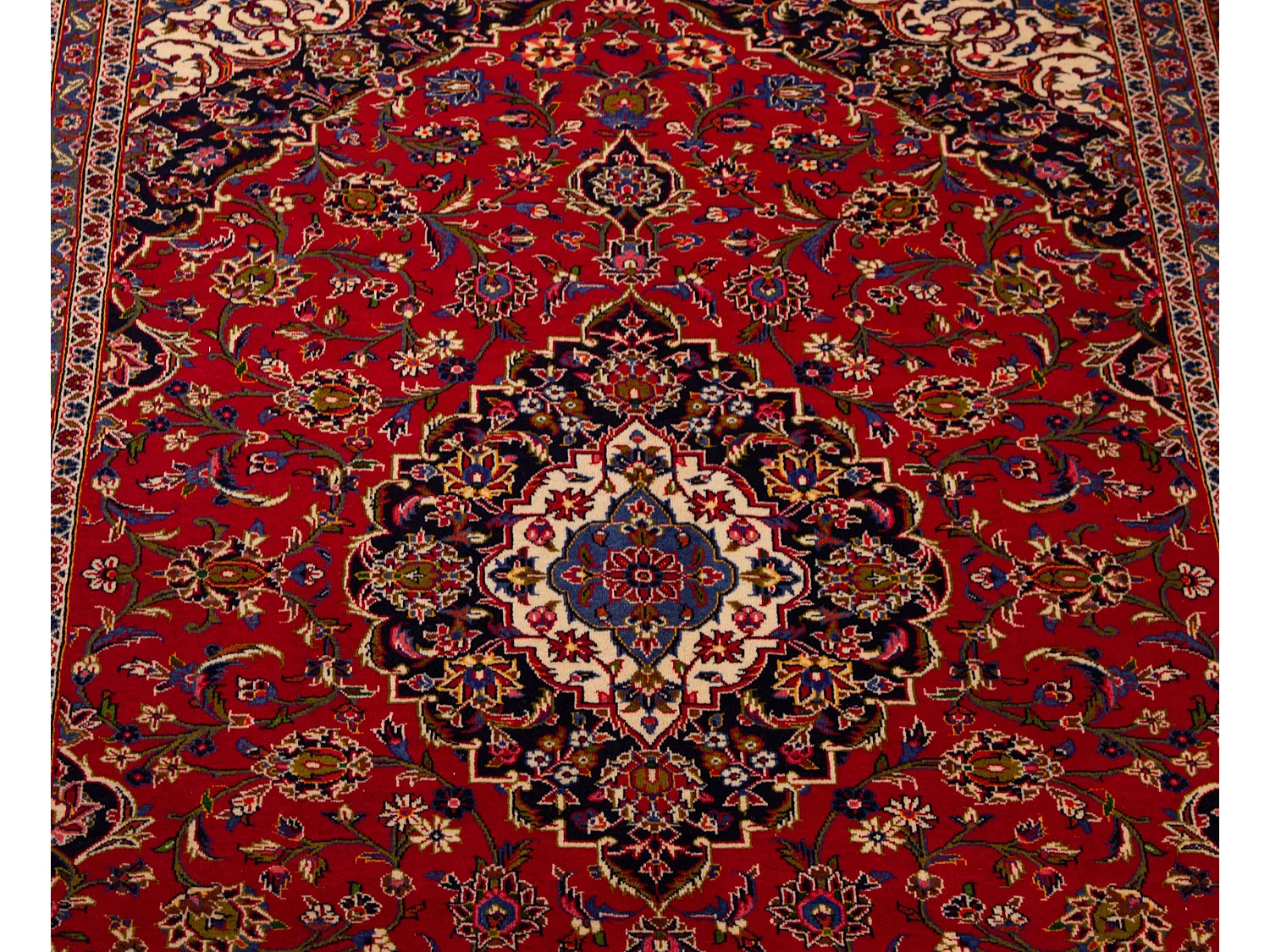 Tapis persan Kashan | 296x208